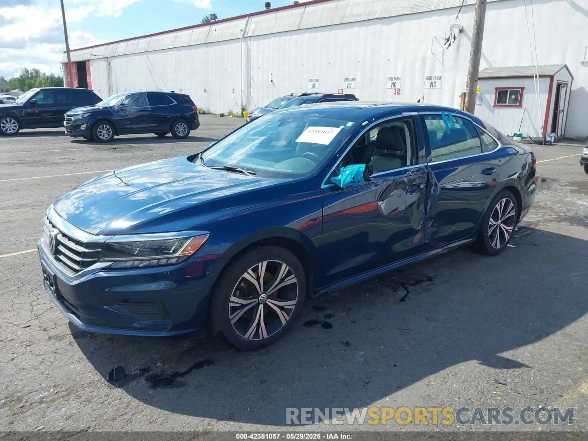 2 Photograph of a damaged car 1VWSA7A35MC002982 VOLKSWAGEN PASSAT 2021