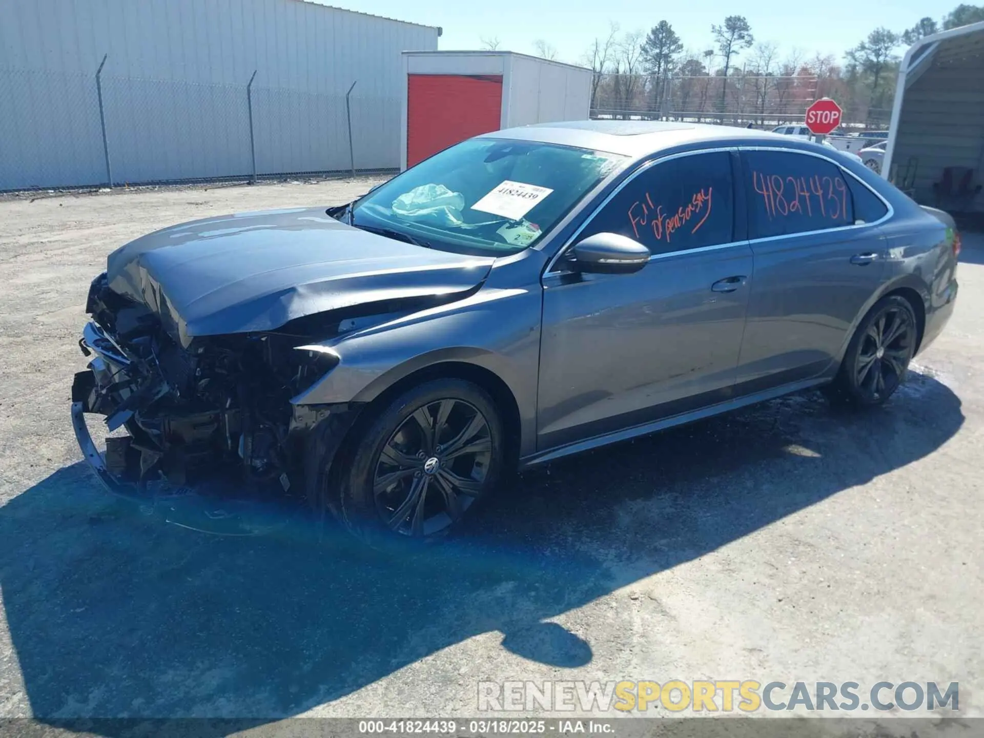 2 Photograph of a damaged car 1VWSA7A36MC000433 VOLKSWAGEN PASSAT 2021