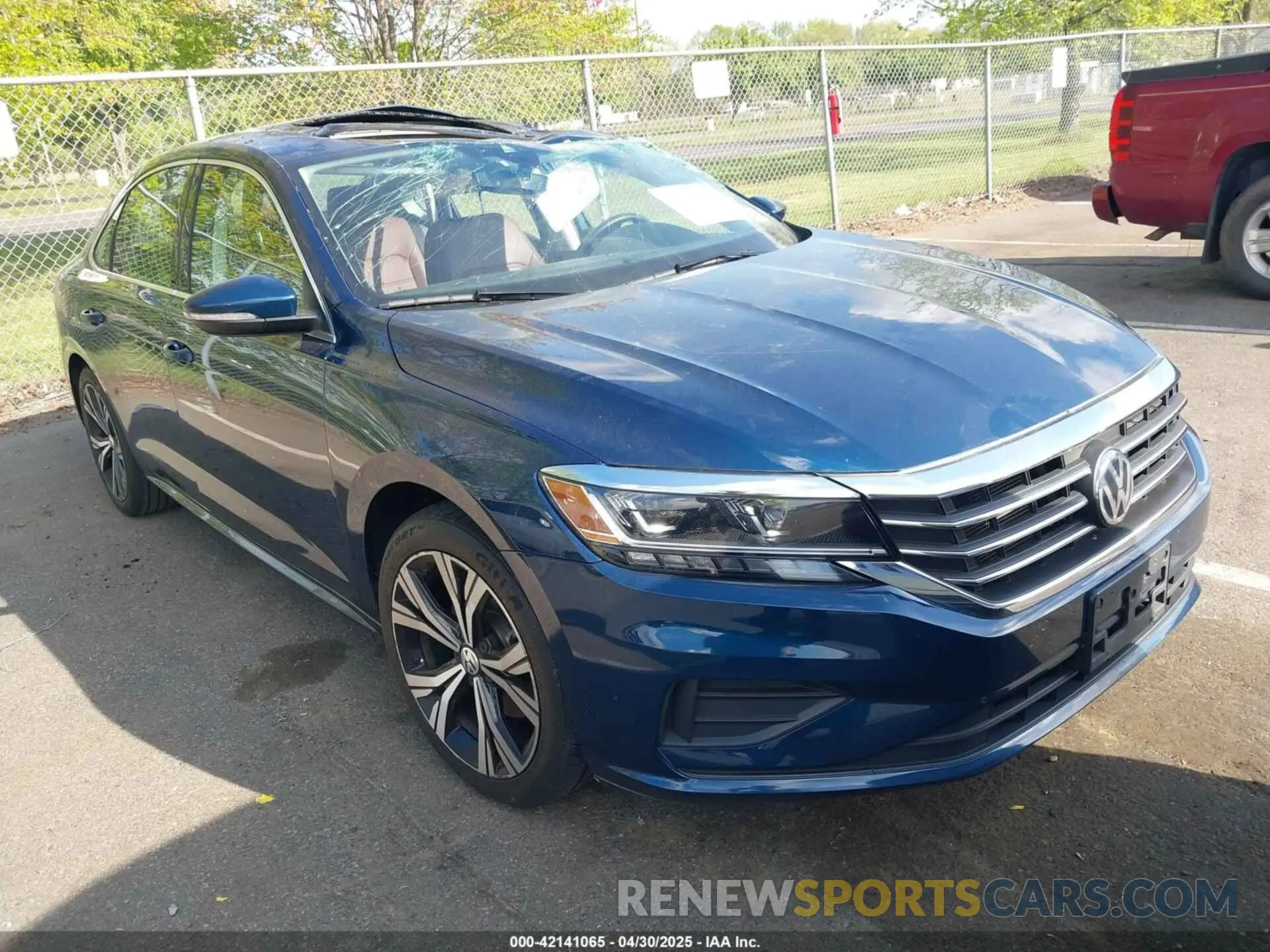 1 Photograph of a damaged car 1VWSA7A36MC010749 VOLKSWAGEN PASSAT 2021
