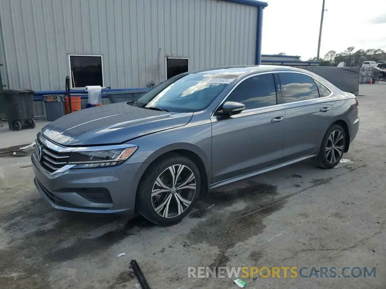 1 Photograph of a damaged car 1VWSA7A36MC010847 VOLKSWAGEN PASSAT 2021