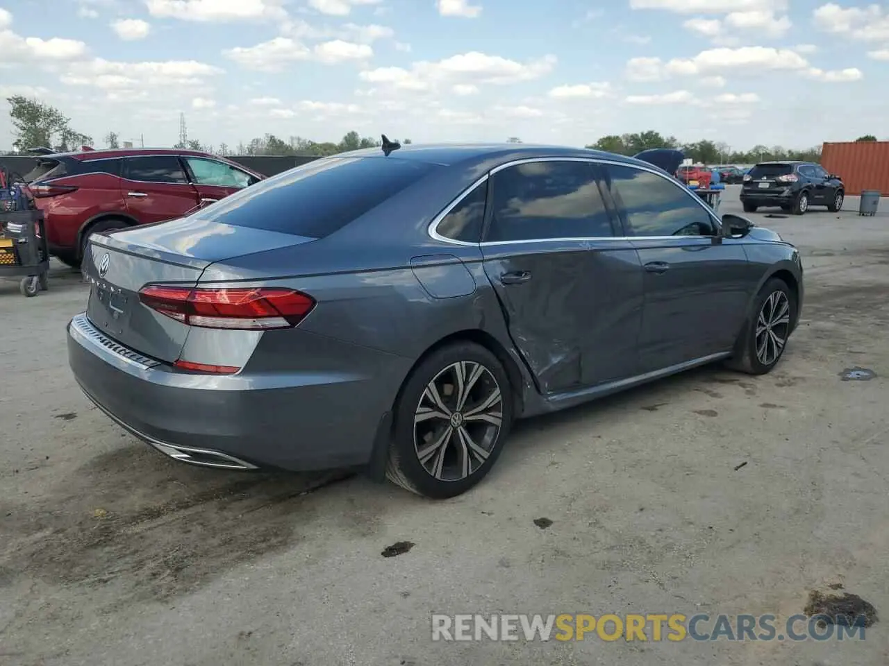 3 Photograph of a damaged car 1VWSA7A36MC010847 VOLKSWAGEN PASSAT 2021