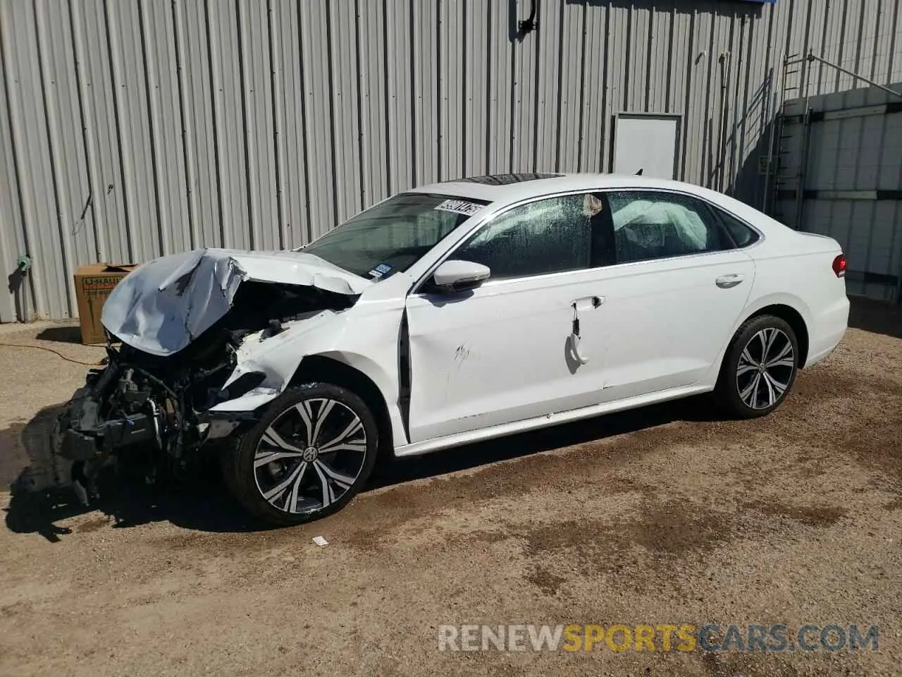1 Photograph of a damaged car 1VWSA7A38MC000692 VOLKSWAGEN PASSAT 2021