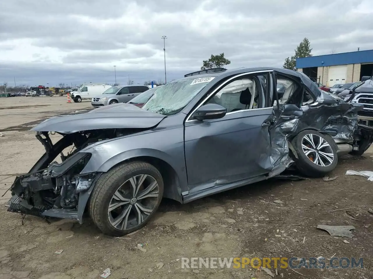 1 Photograph of a damaged car 1VWSA7A38MC014172 VOLKSWAGEN PASSAT 2021