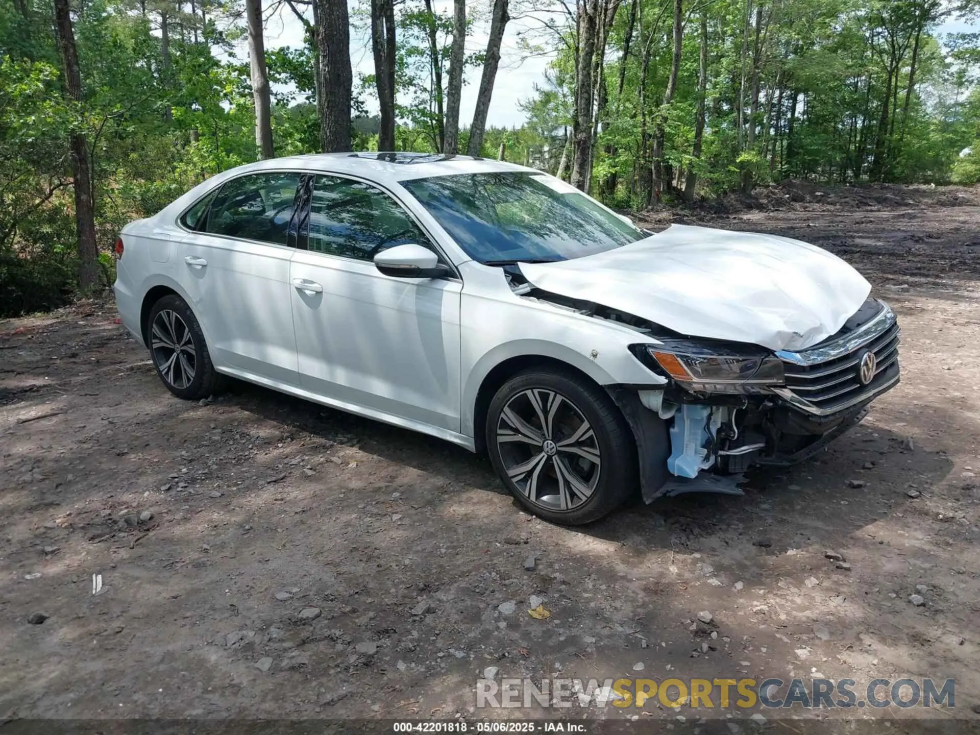 1 Photograph of a damaged car 1VWSA7A38MC014396 VOLKSWAGEN PASSAT 2021
