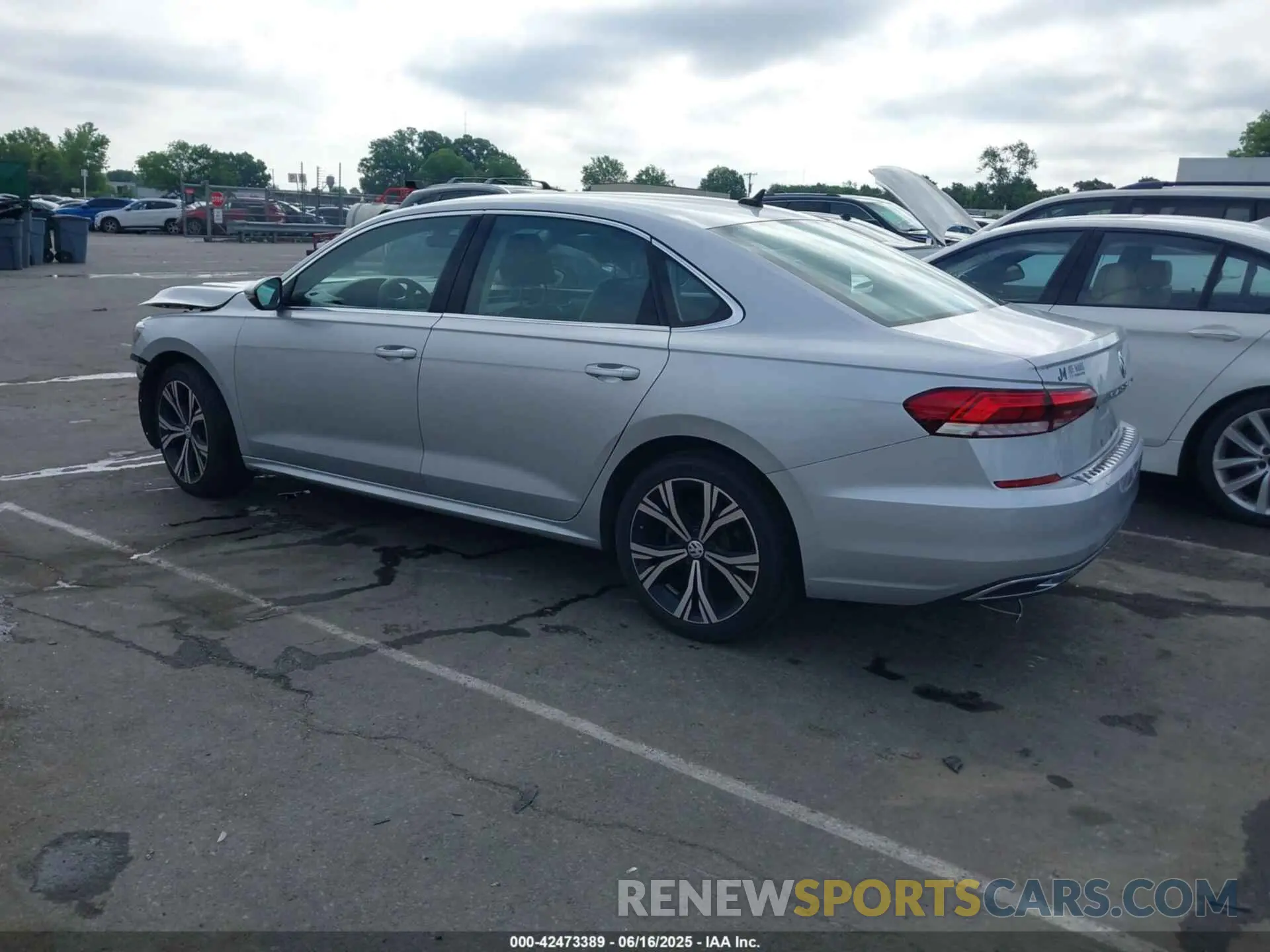 3 Photograph of a damaged car 1VWSA7A39MC000149 VOLKSWAGEN PASSAT 2021