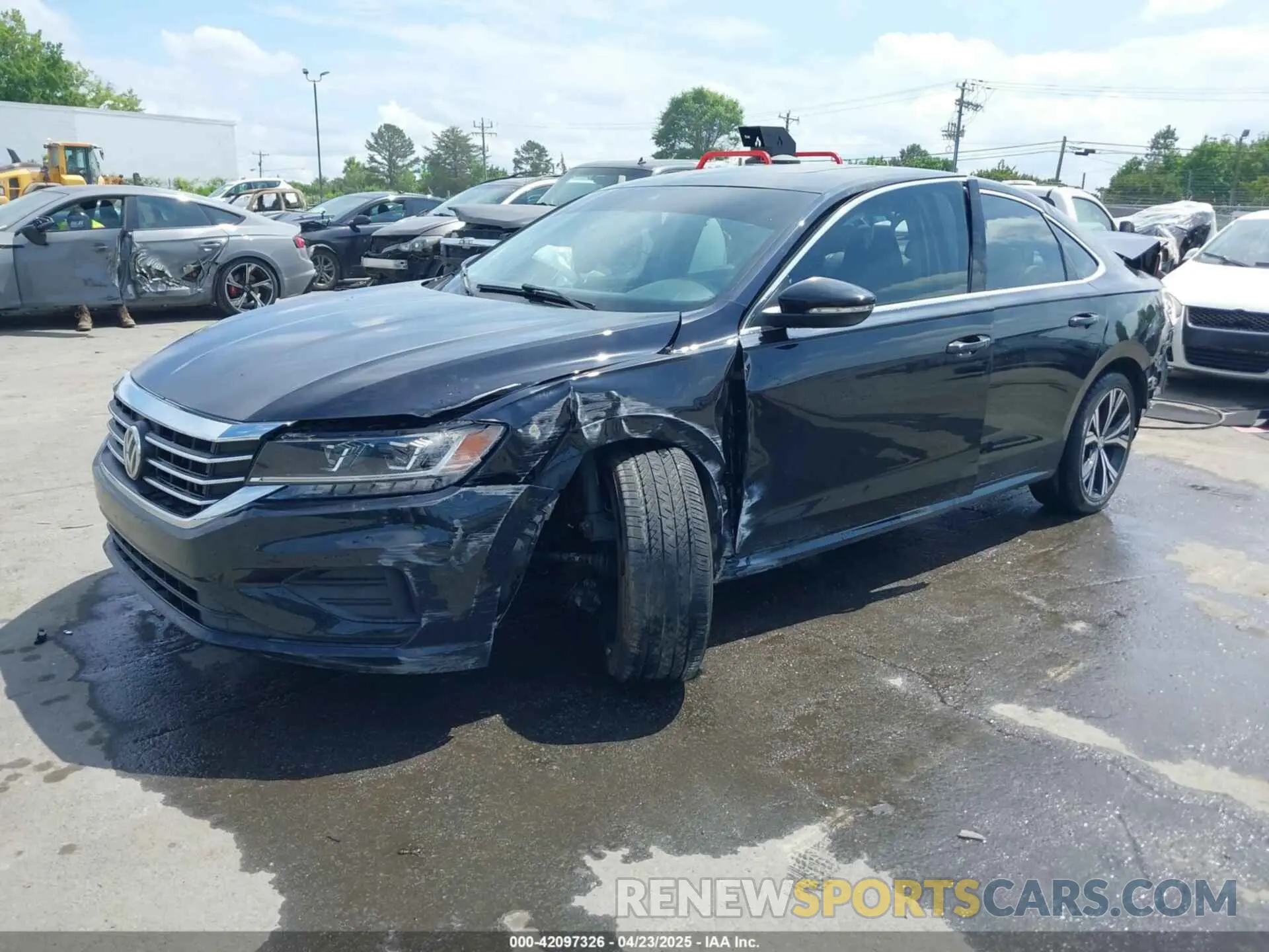2 Photograph of a damaged car 1VWSA7A39MC002421 VOLKSWAGEN PASSAT 2021