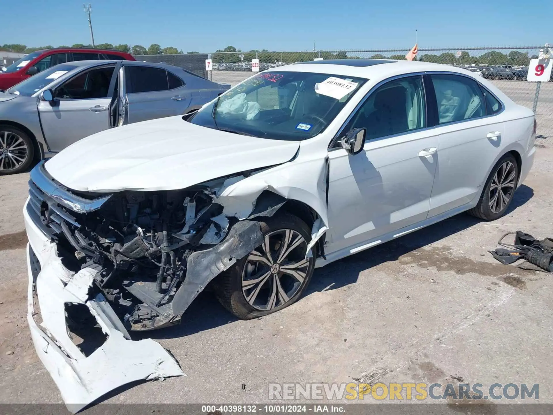 2 Photograph of a damaged car 1VWSA7A30NC007380 VOLKSWAGEN PASSAT 2022