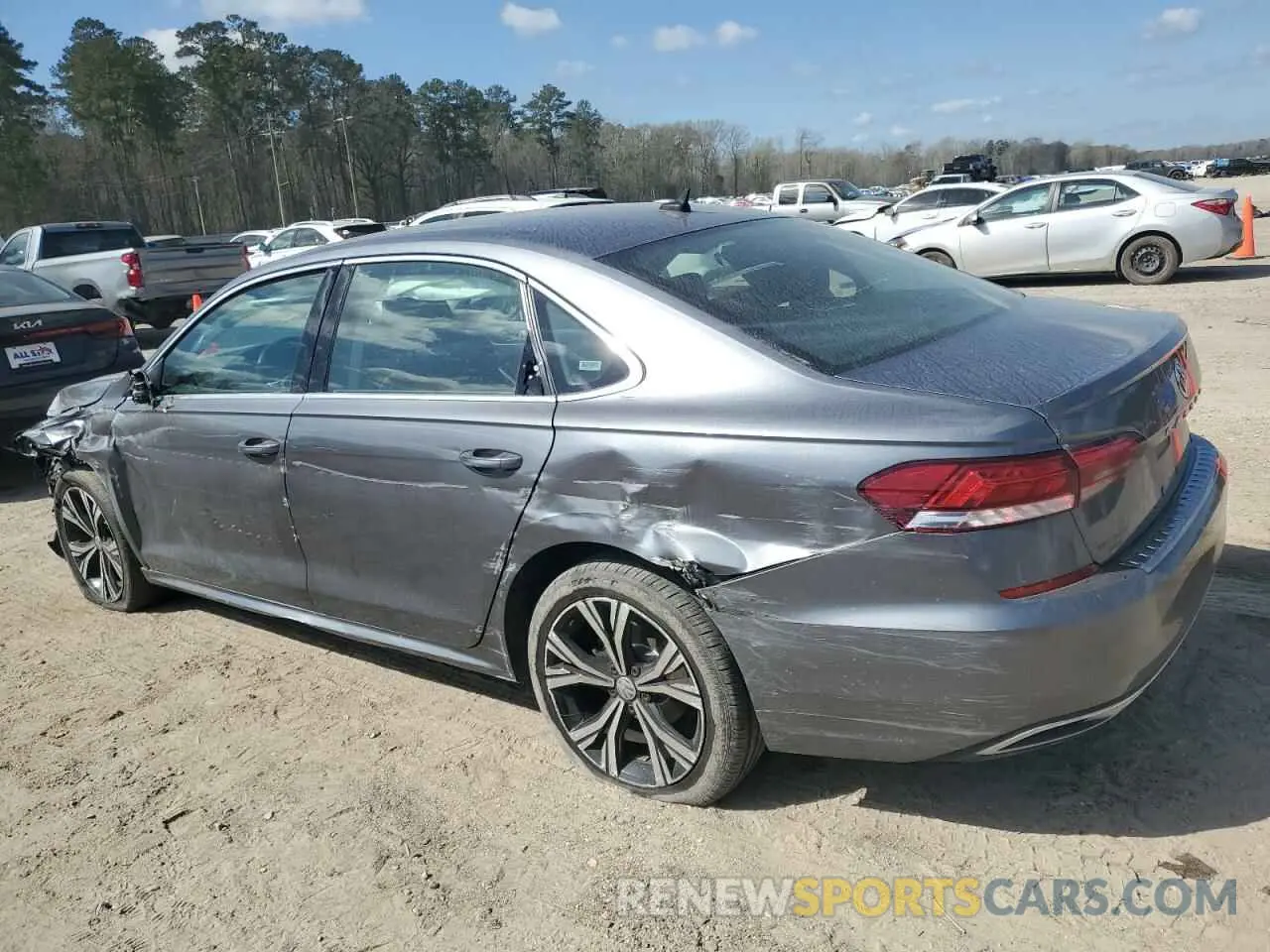 2 Photograph of a damaged car 1VWSA7A30NC008898 VOLKSWAGEN PASSAT 2022
