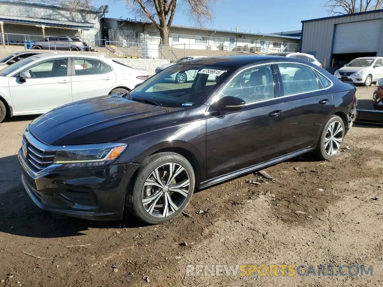 1 Photograph of a damaged car 1VWSA7A33NC004957 VOLKSWAGEN PASSAT 2022