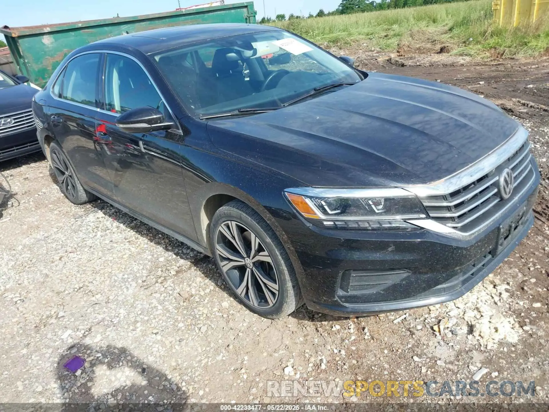 1 Photograph of a damaged car 1VWSA7A34NC002411 VOLKSWAGEN PASSAT 2022