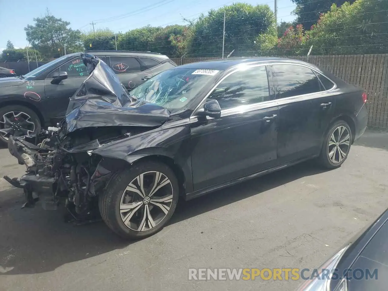 1 Photograph of a damaged car 1VWSA7A34NC002473 VOLKSWAGEN PASSAT 2022
