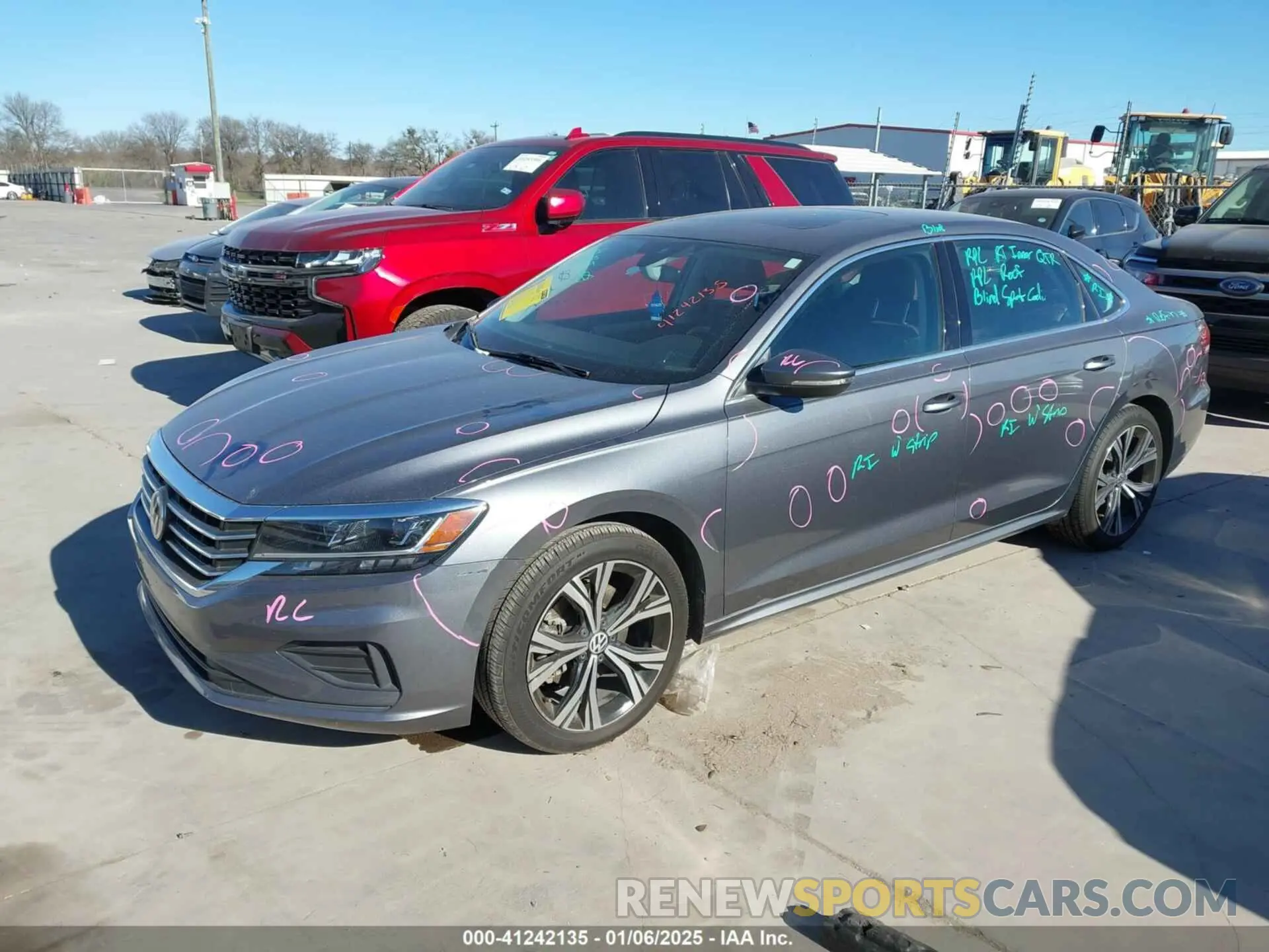 2 Photograph of a damaged car 1VWSA7A34NC007043 VOLKSWAGEN PASSAT 2022
