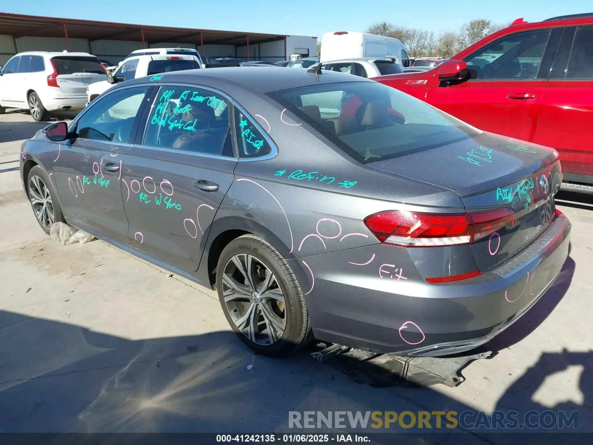 3 Photograph of a damaged car 1VWSA7A34NC007043 VOLKSWAGEN PASSAT 2022
