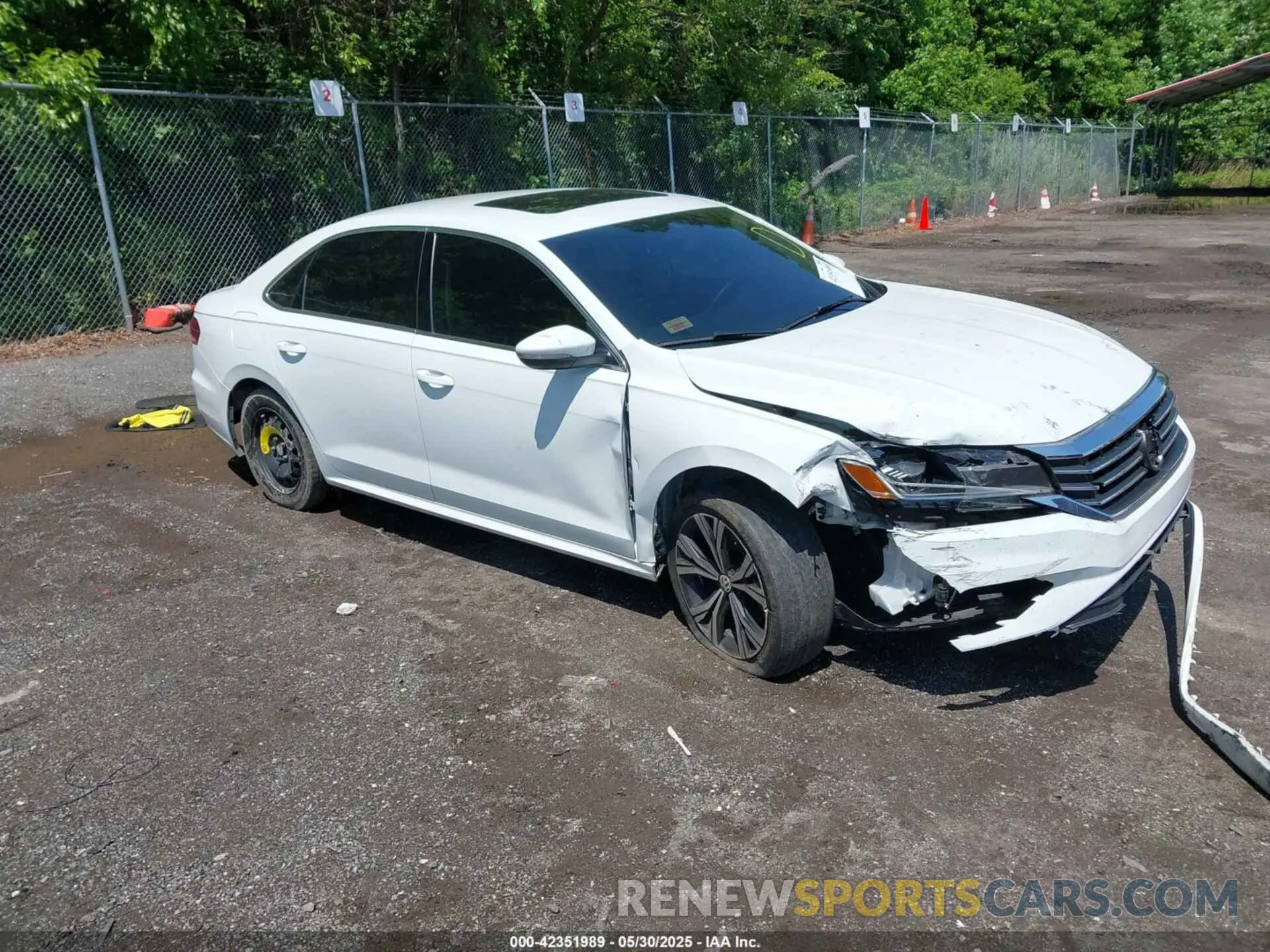 1 Photograph of a damaged car 1VWSA7A36NC001874 VOLKSWAGEN PASSAT 2022