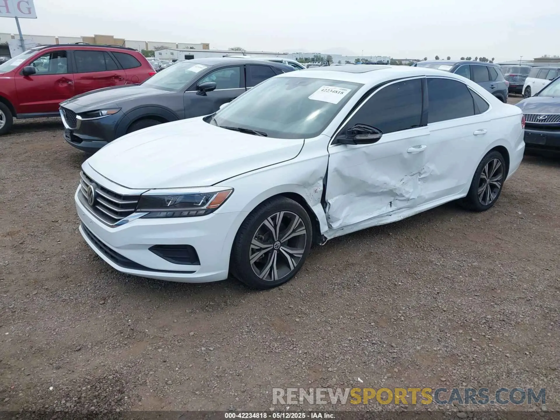 2 Photograph of a damaged car 1VWSA7A37NC005397 VOLKSWAGEN PASSAT 2022