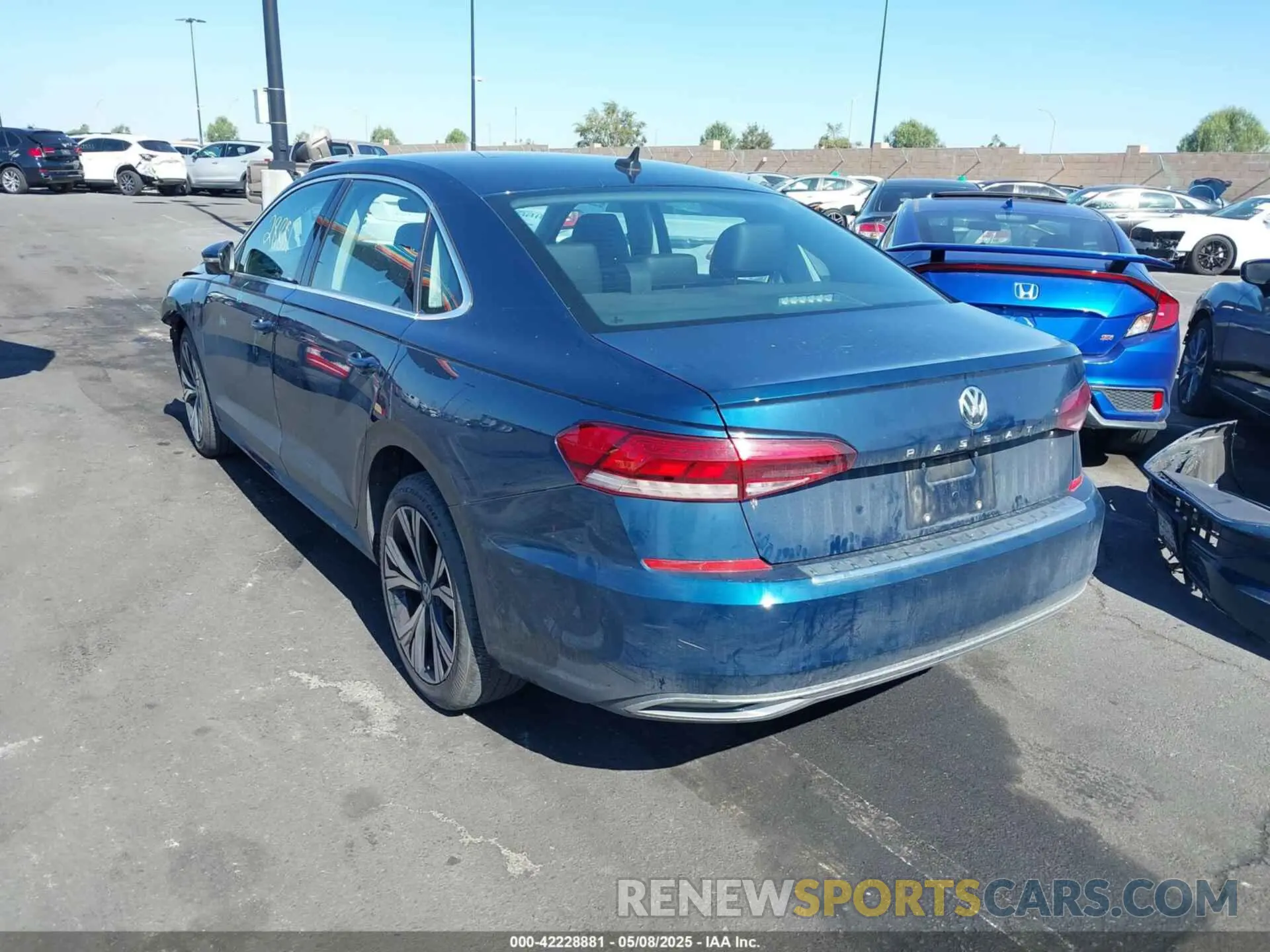 3 Photograph of a damaged car 1VWSA7A37NC007103 VOLKSWAGEN PASSAT 2022