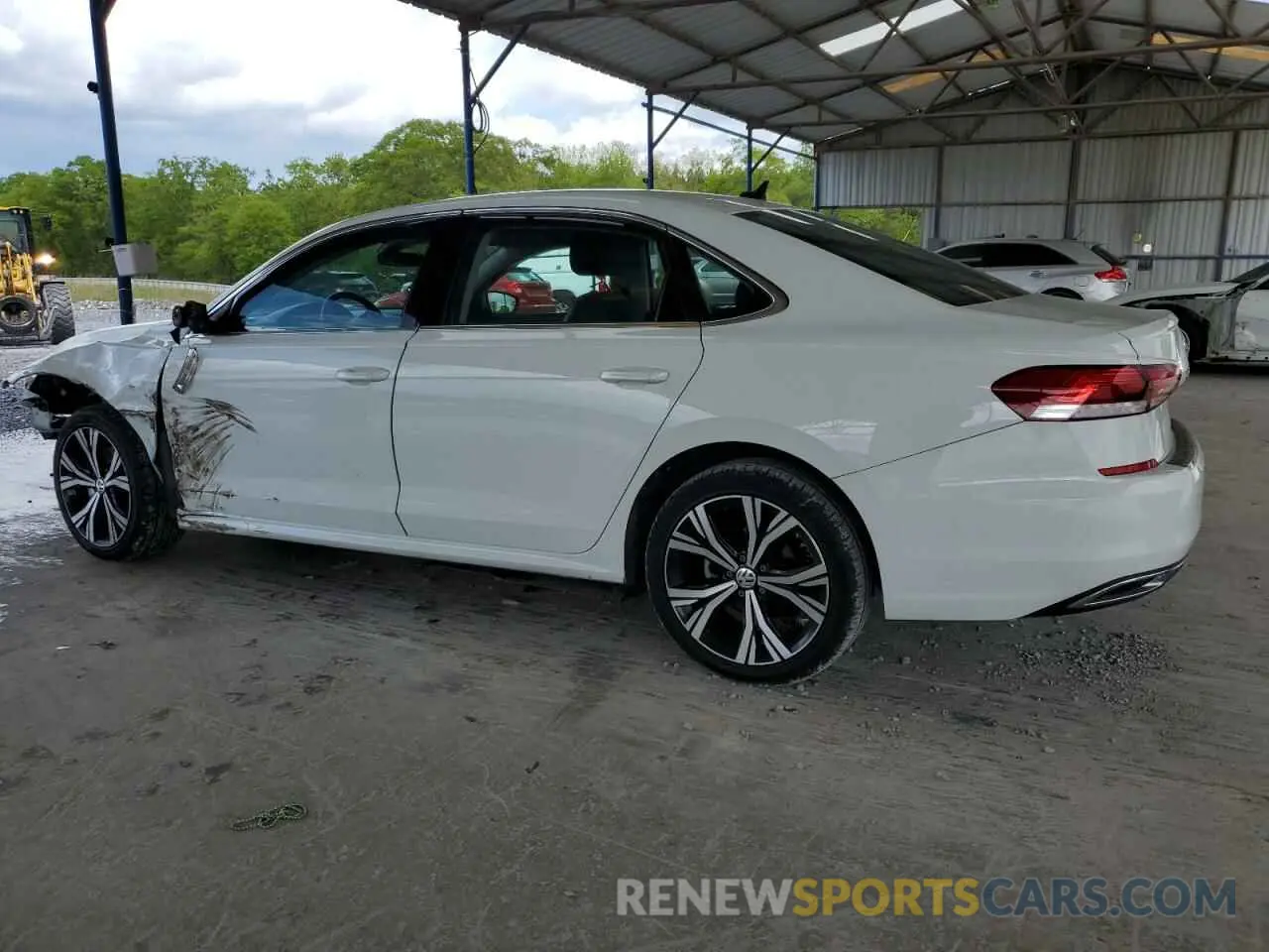 2 Photograph of a damaged car 1VWSA7A39NC001481 VOLKSWAGEN PASSAT 2022