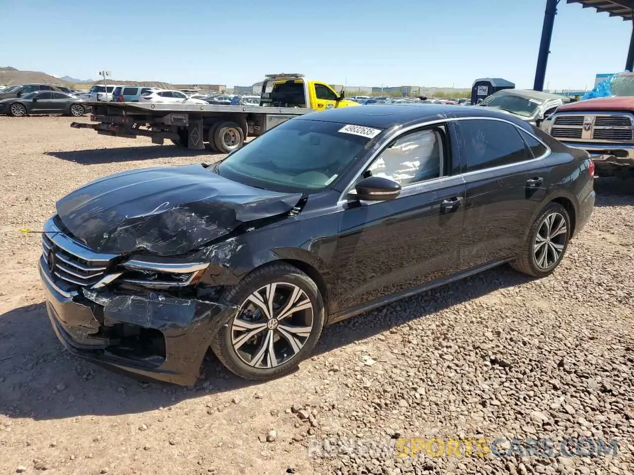 1 Photograph of a damaged car 1VWSA7A3XNC000341 VOLKSWAGEN PASSAT 2022