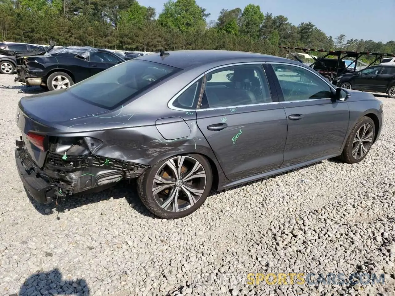 3 Photograph of a damaged car 1VWSA7A3XNC003403 VOLKSWAGEN PASSAT 2022