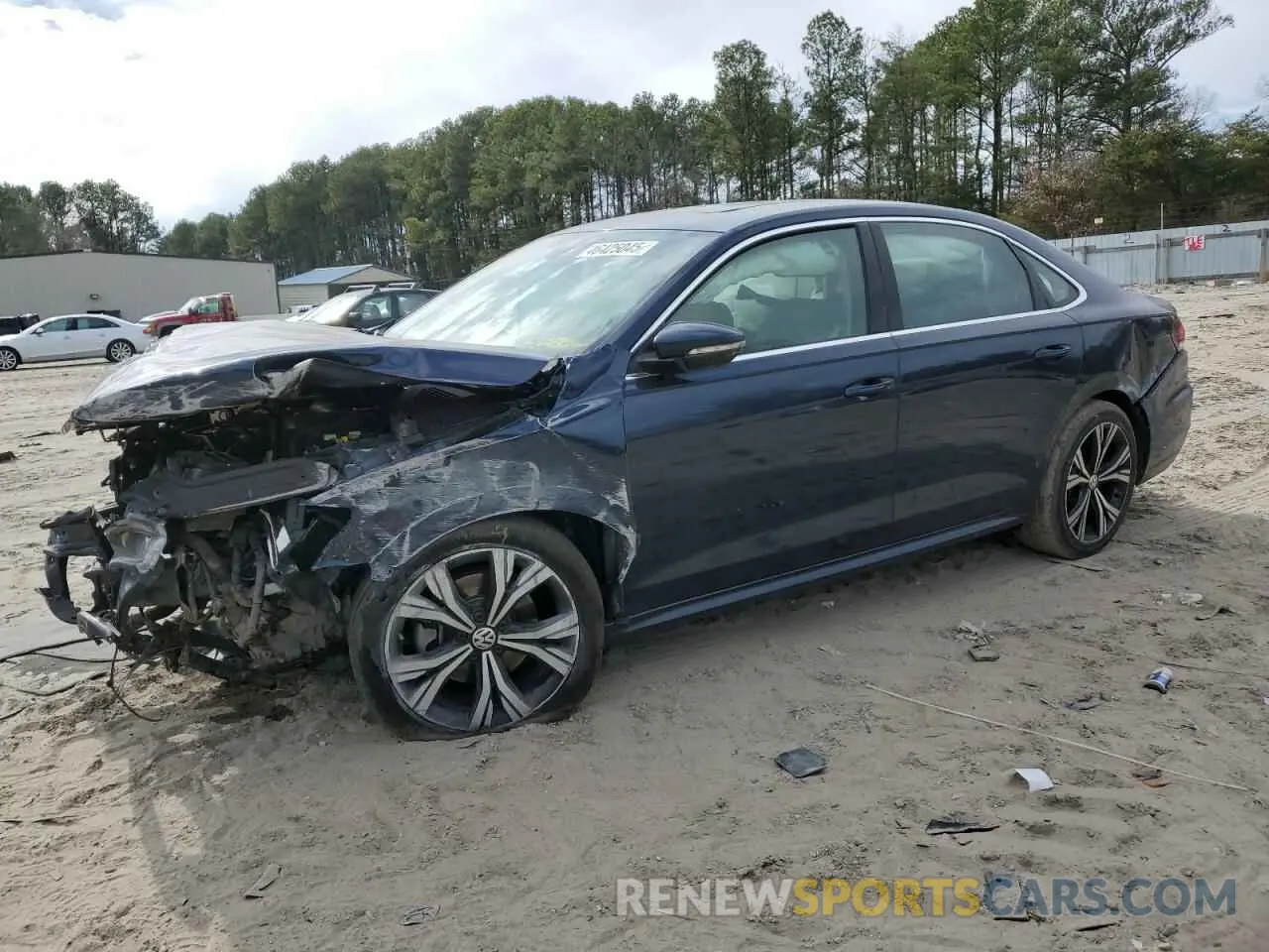 1 Photograph of a damaged car 1VWSA7A3XNC007662 VOLKSWAGEN PASSAT 2022