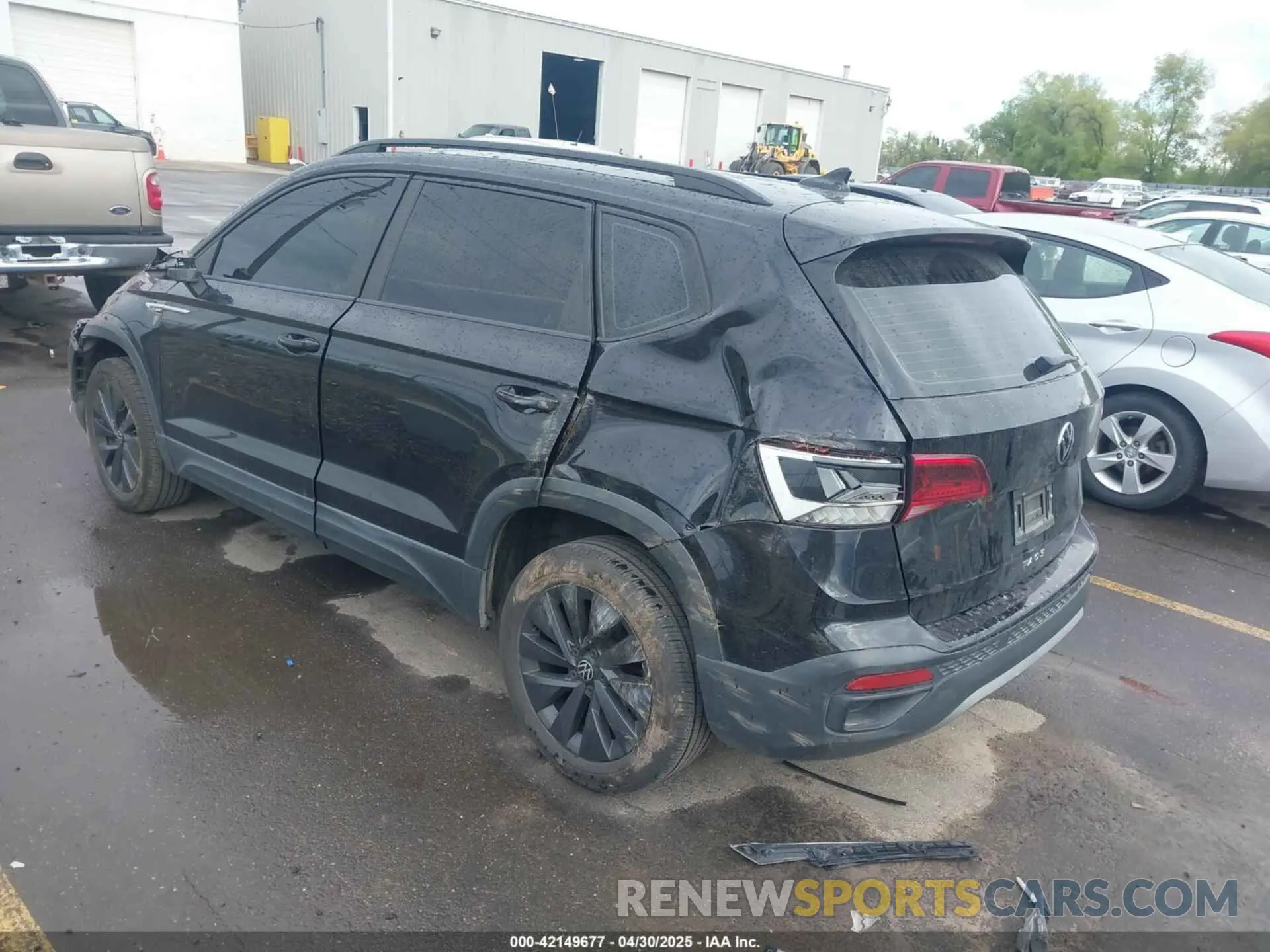 3 Photograph of a damaged car 3VVCX7B20NM005897 VOLKSWAGEN TAOS 2022