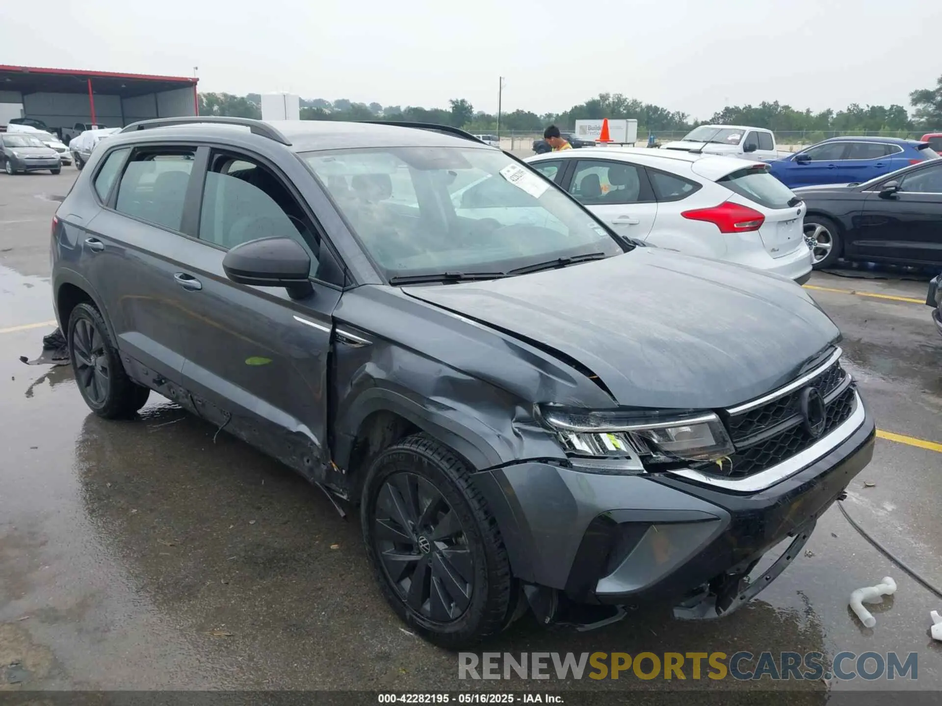 1 Photograph of a damaged car 3VVCX7B25NM051192 VOLKSWAGEN TAOS 2022