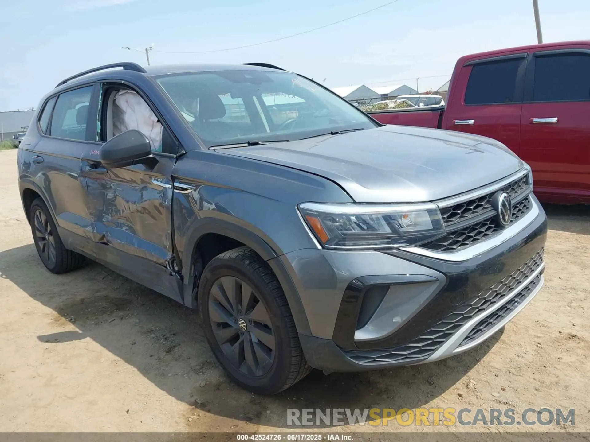 1 Photograph of a damaged car 3VVDX7B25NM005110 VOLKSWAGEN TAOS 2022