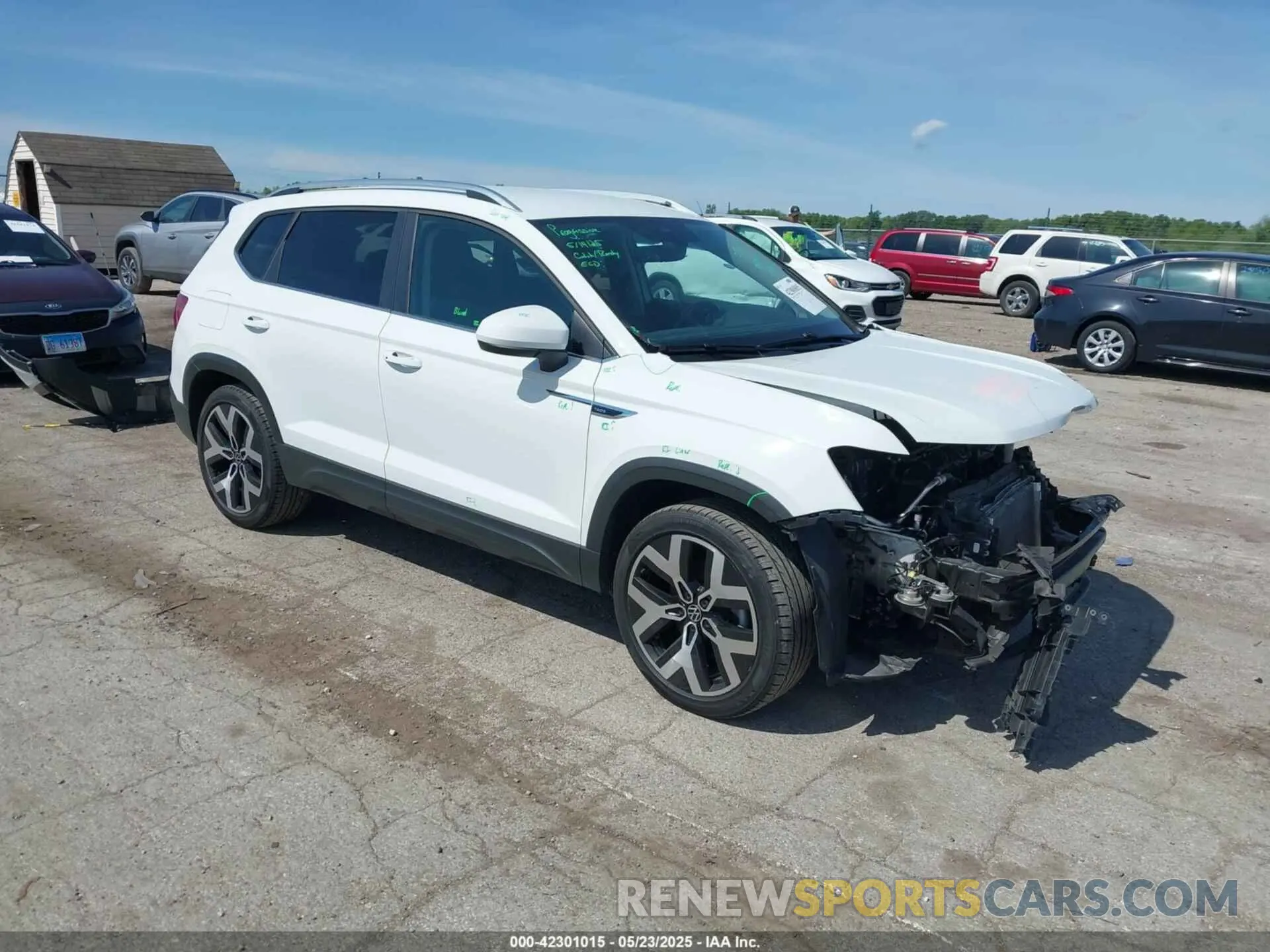 1 Photograph of a damaged car 3VVJX7B29NM043278 VOLKSWAGEN TAOS 2022
