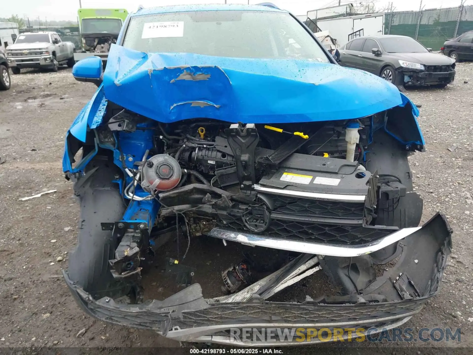 6 Photograph of a damaged car 3VVLX7B26NM038287 VOLKSWAGEN TAOS 2022