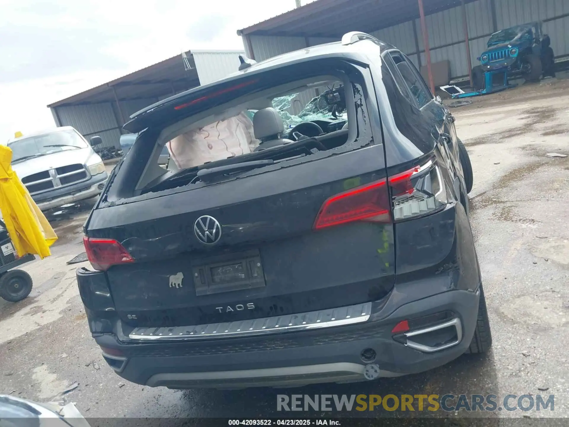 15 Photograph of a damaged car 3VVLX7B2XNM035960 VOLKSWAGEN TAOS 2022