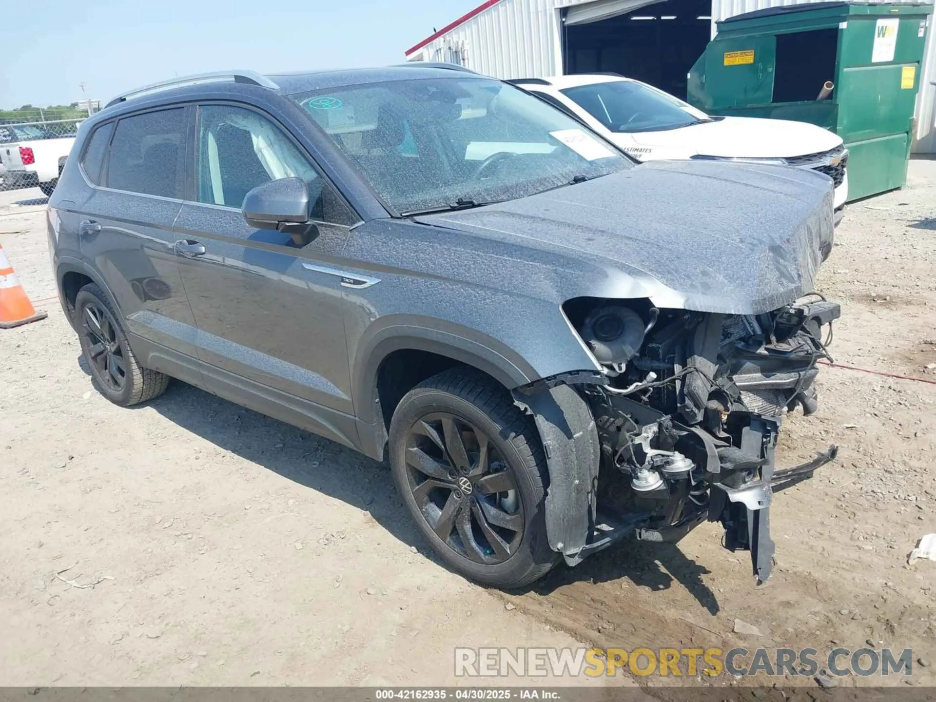 1 Photograph of a damaged car 3VVPX7B20NM086210 VOLKSWAGEN TAOS 2022