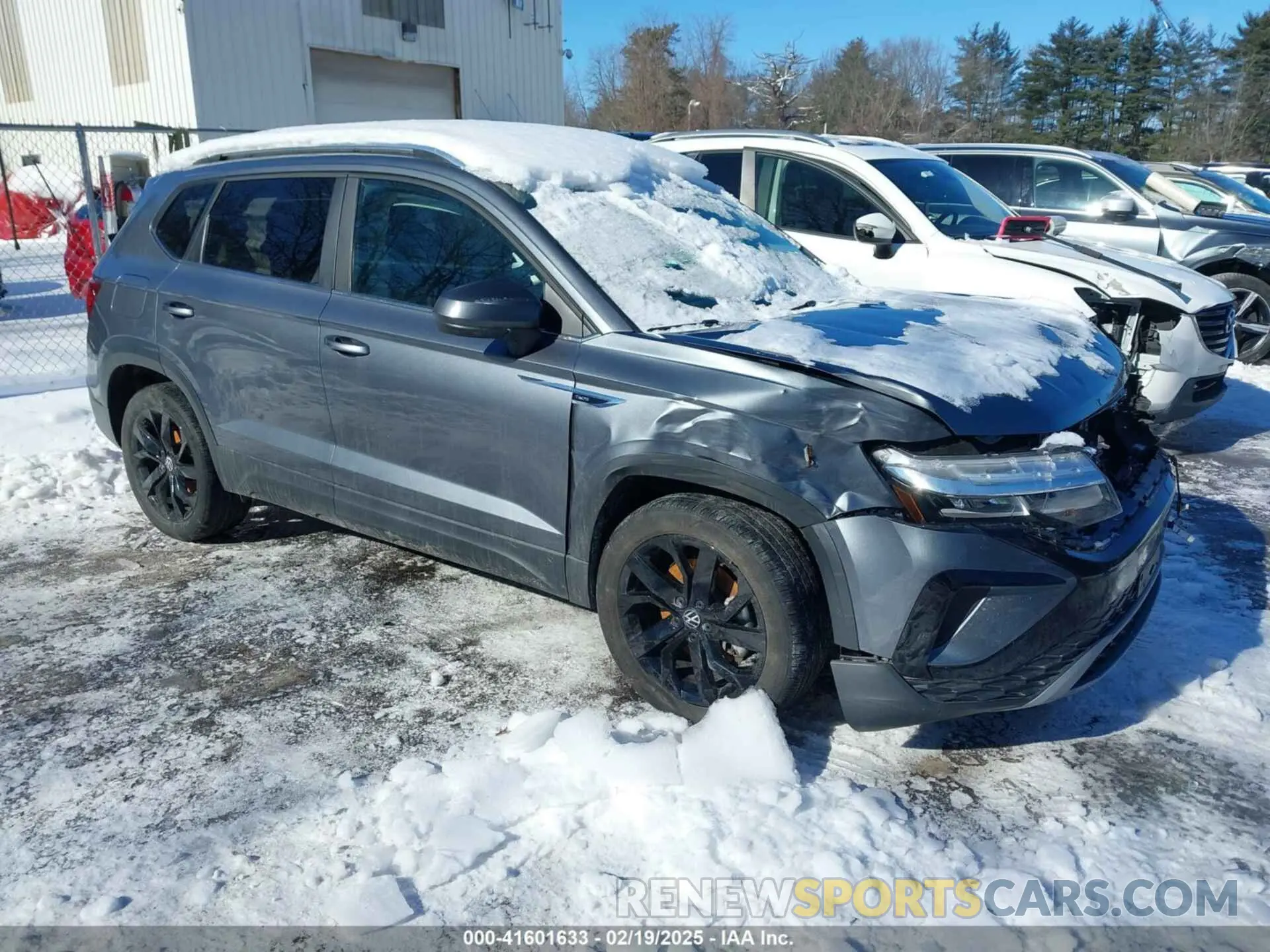 1 Photograph of a damaged car 3VVPX7B26NM098166 VOLKSWAGEN TAOS 2022