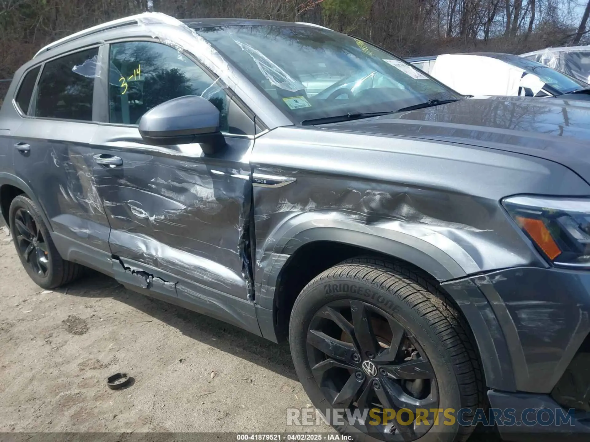 6 Photograph of a damaged car 3VVPX7B27NM087953 VOLKSWAGEN TAOS 2022