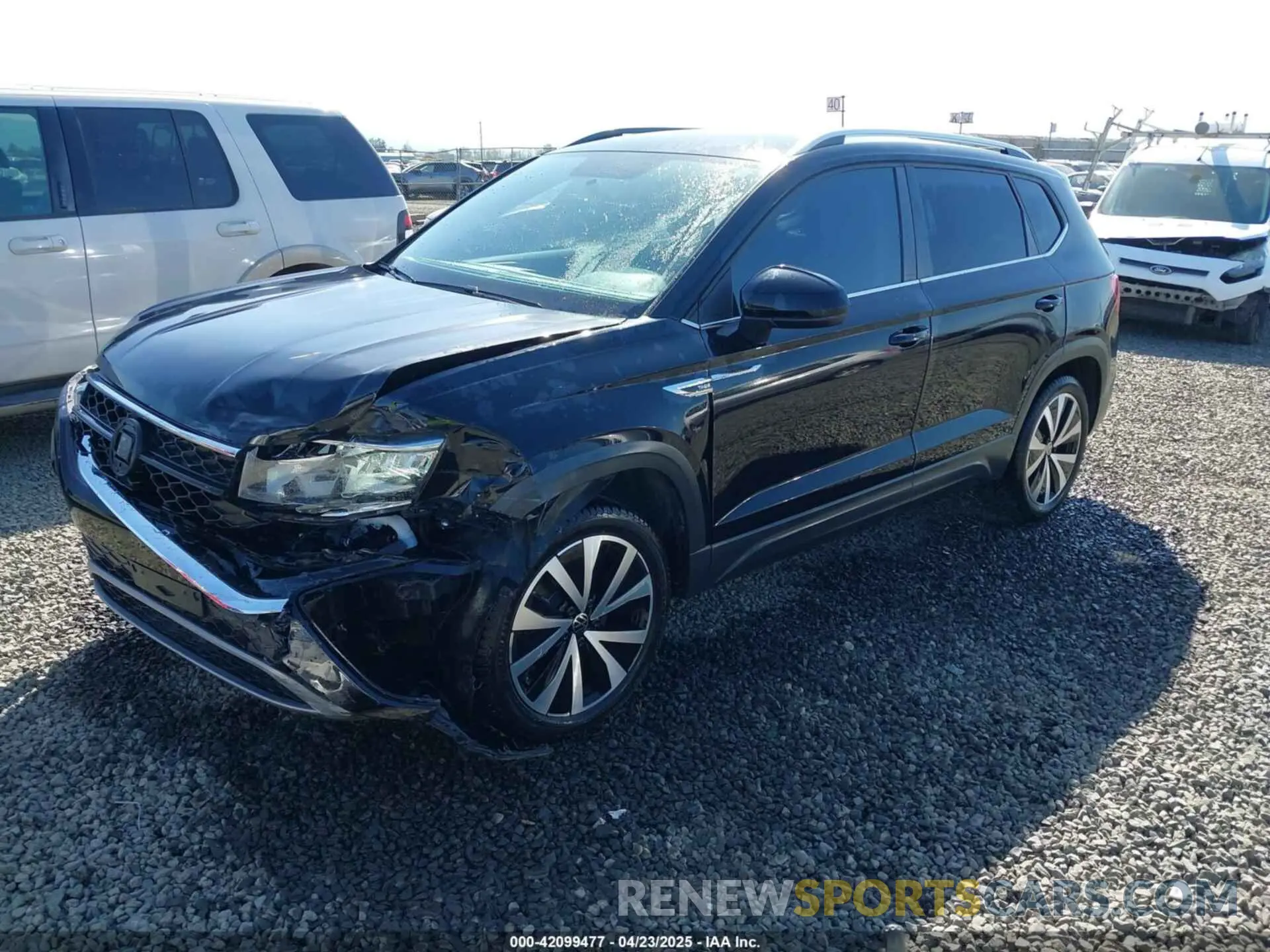 2 Photograph of a damaged car 3VVRX7B21NM038398 VOLKSWAGEN TAOS 2022