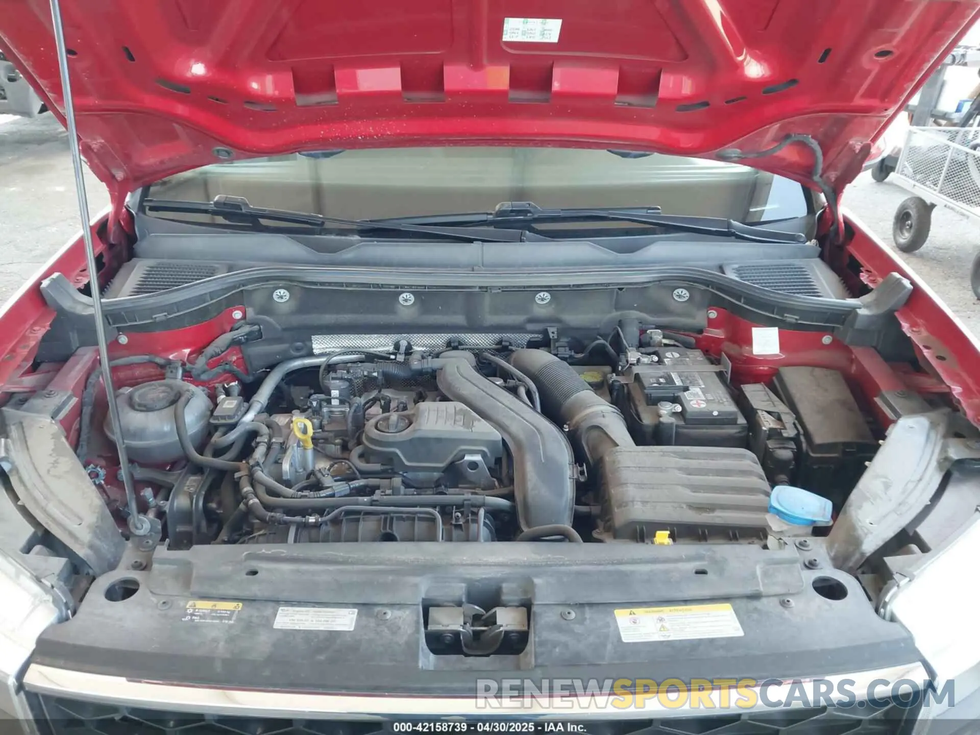 10 Photograph of a damaged car 3VVRX7B27NM091672 VOLKSWAGEN TAOS 2022