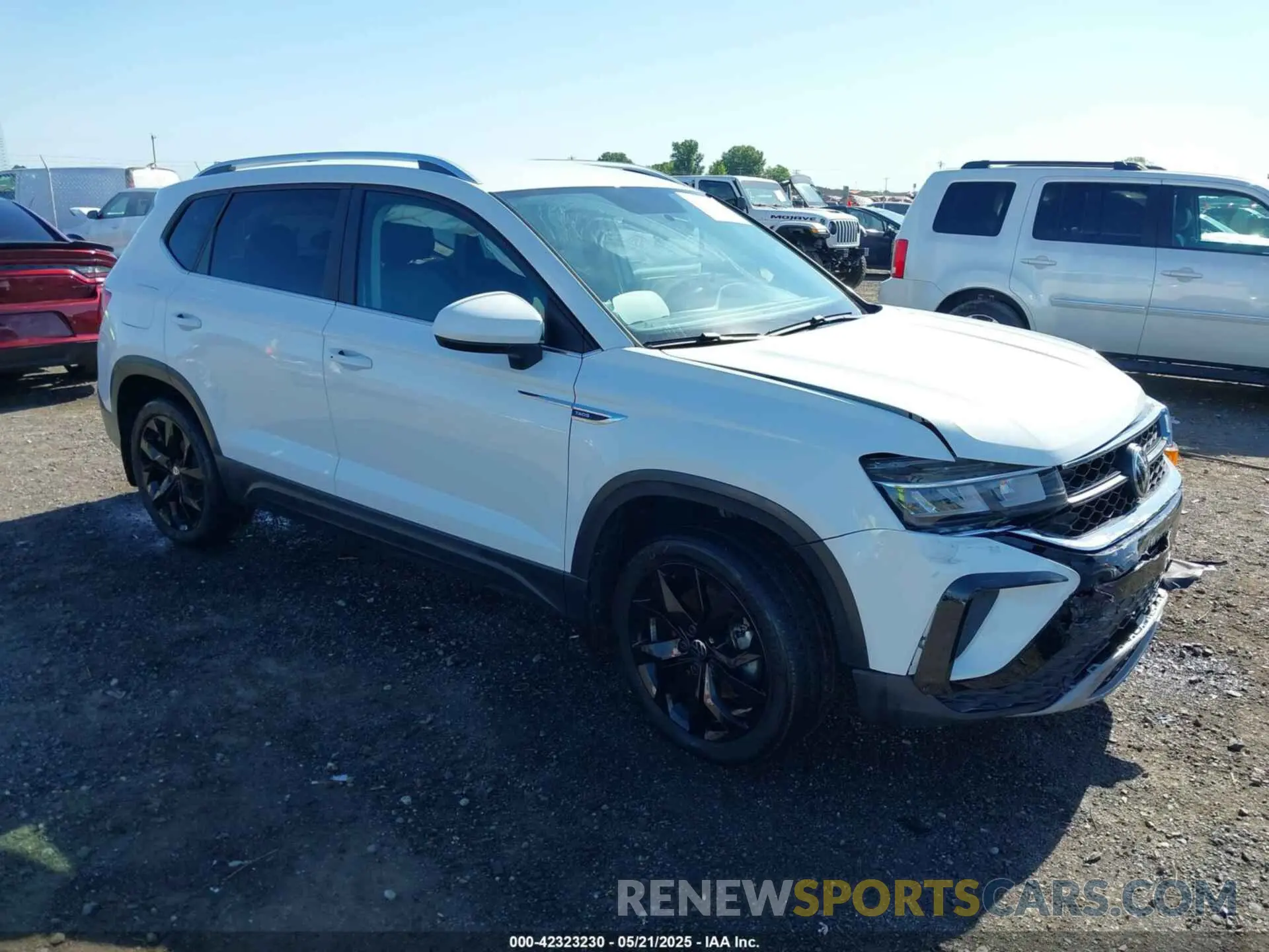 1 Photograph of a damaged car 3VVRX7B2XNM076678 VOLKSWAGEN TAOS 2022