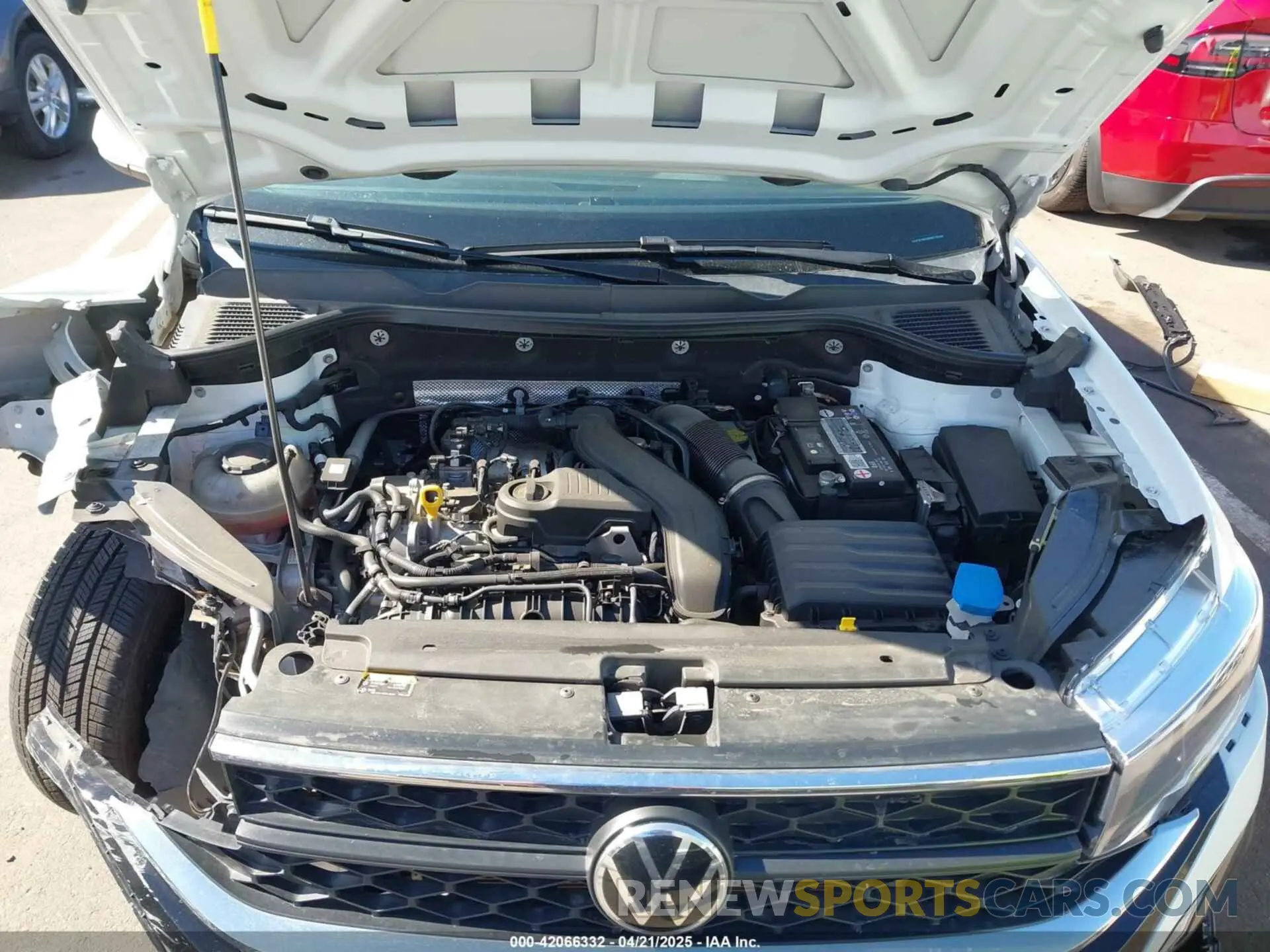 10 Photograph of a damaged car 3VVTX7B2XNM018298 VOLKSWAGEN TAOS 2022