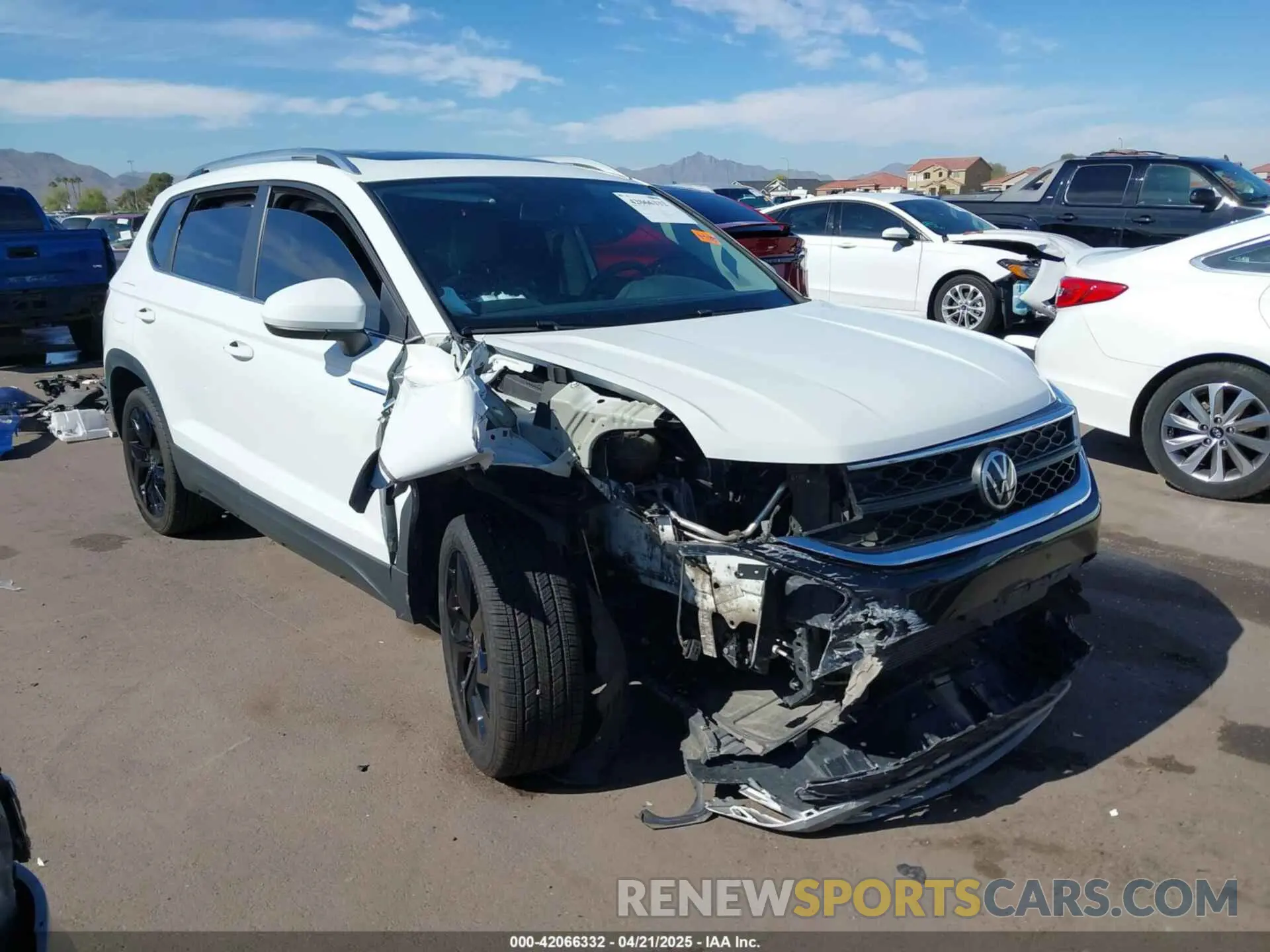 6 Photograph of a damaged car 3VVTX7B2XNM018298 VOLKSWAGEN TAOS 2022