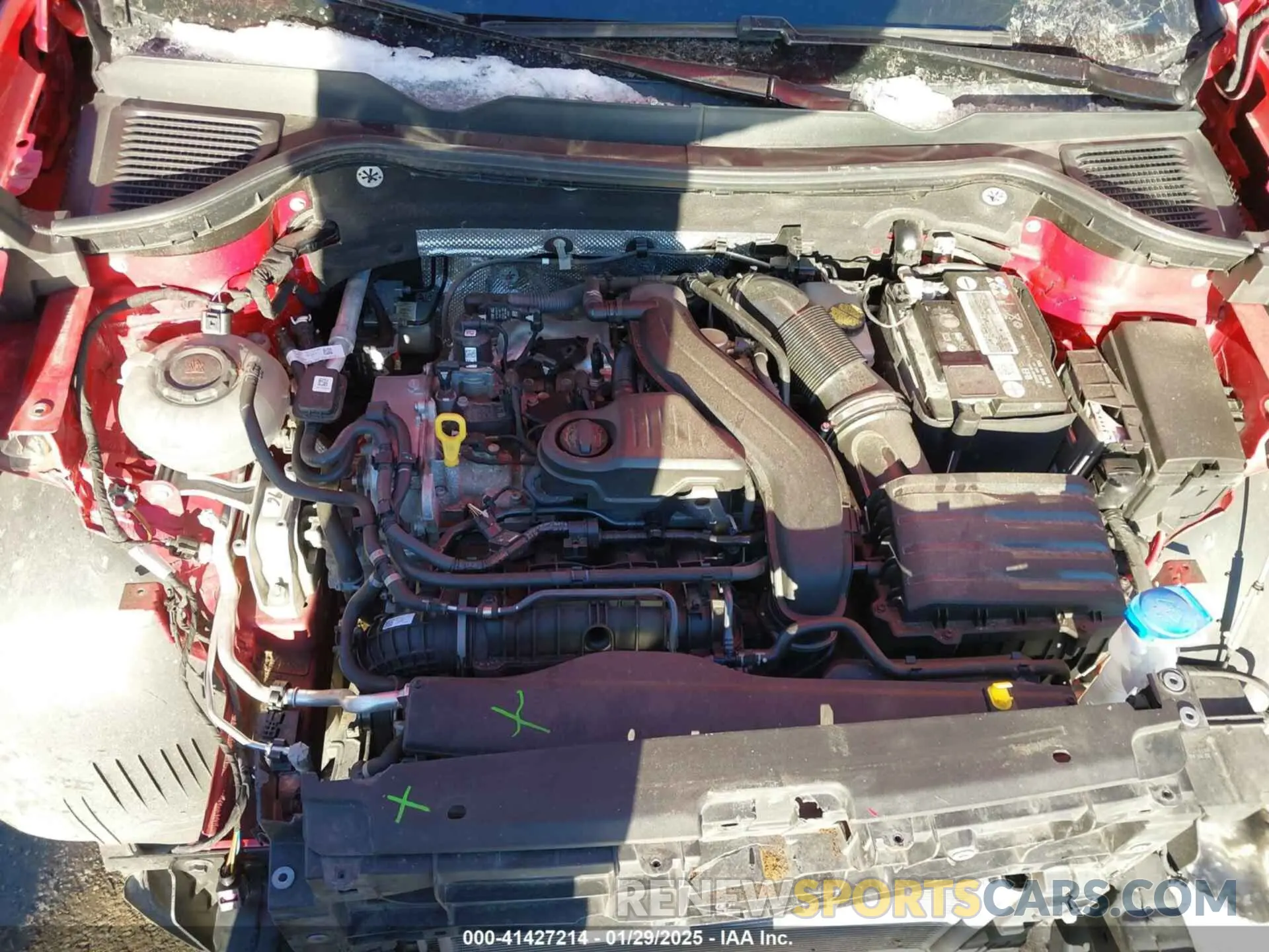 10 Photograph of a damaged car 3VVWX7B21NM022365 VOLKSWAGEN TAOS 2022