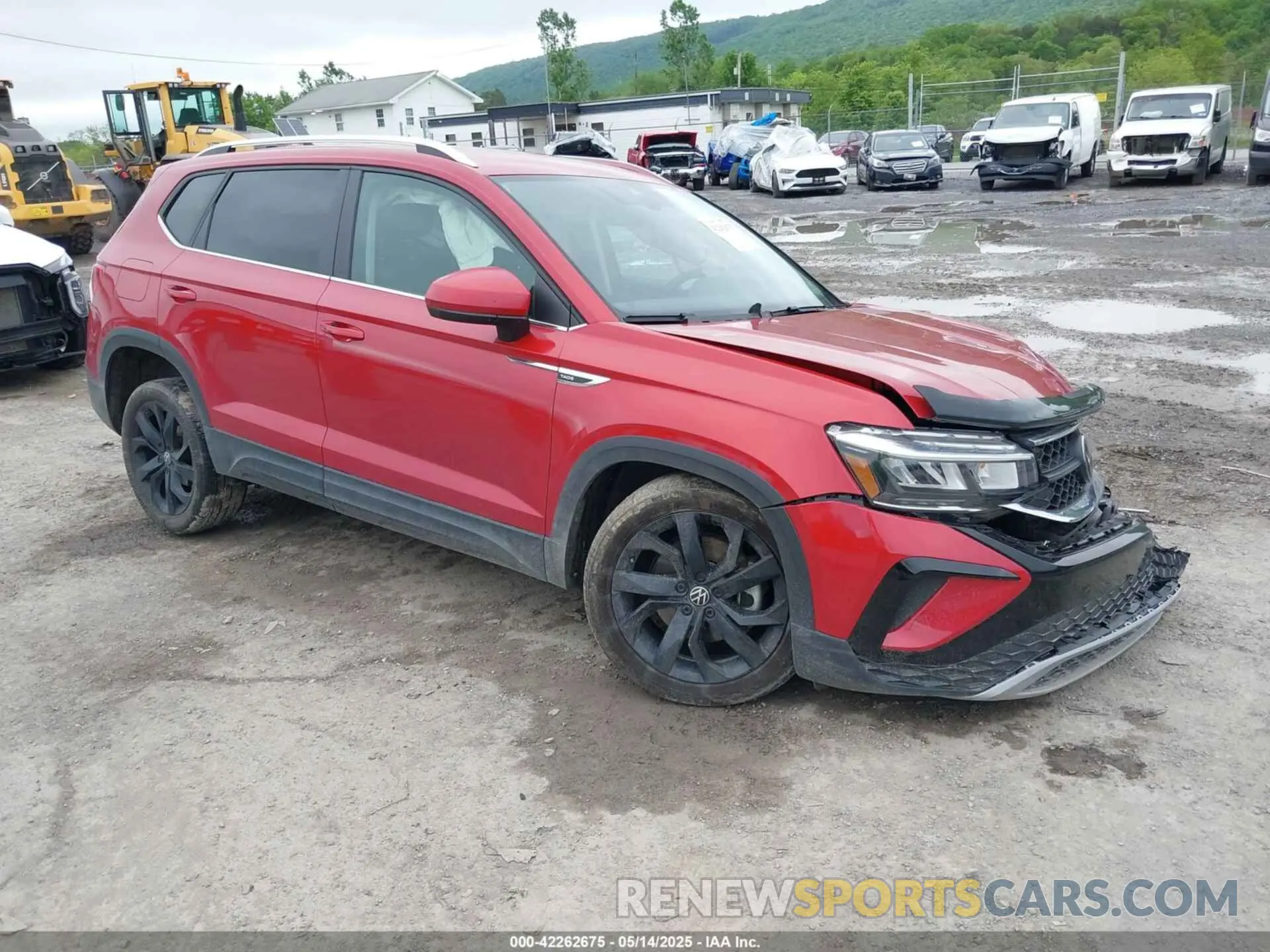 1 Photograph of a damaged car 3VVYX7B23NM069731 VOLKSWAGEN TAOS 2022