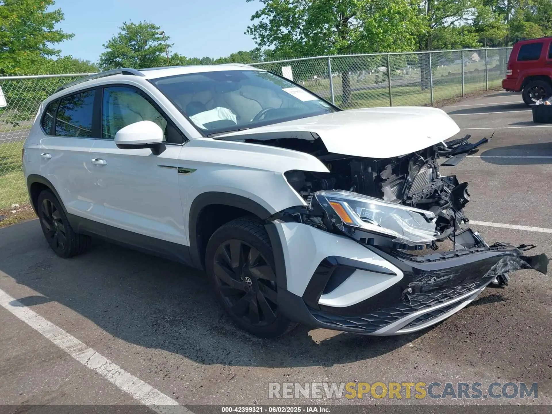 1 Photograph of a damaged car 3VV4X7B21PM358768 VOLKSWAGEN TAOS 2023