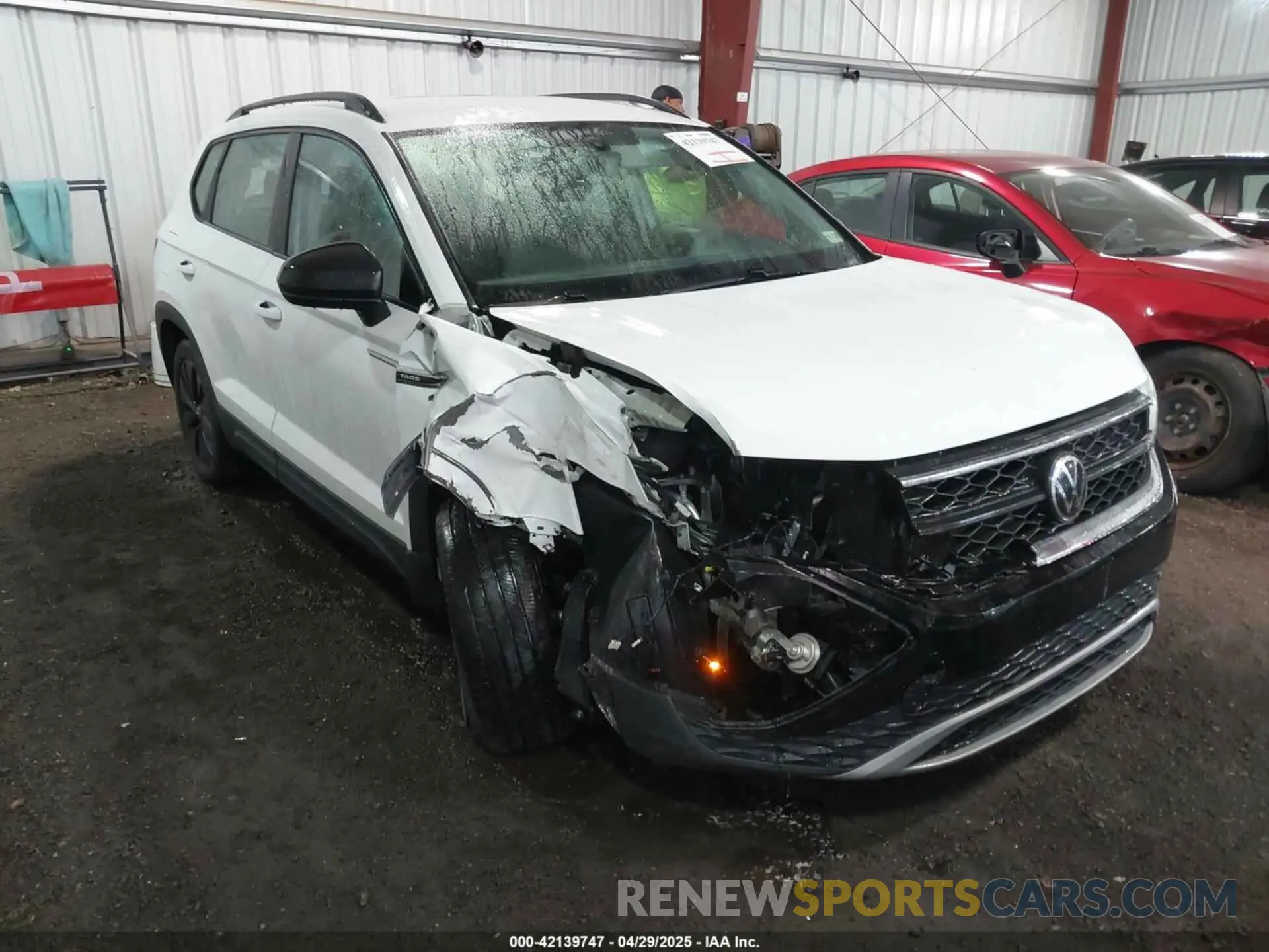 1 Photograph of a damaged car 3VVCX7B22PM307548 VOLKSWAGEN TAOS 2023