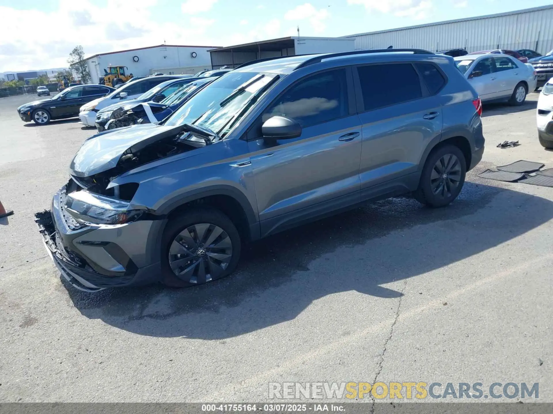 2 Photograph of a damaged car 3VVDX7B21PM329688 VOLKSWAGEN TAOS 2023