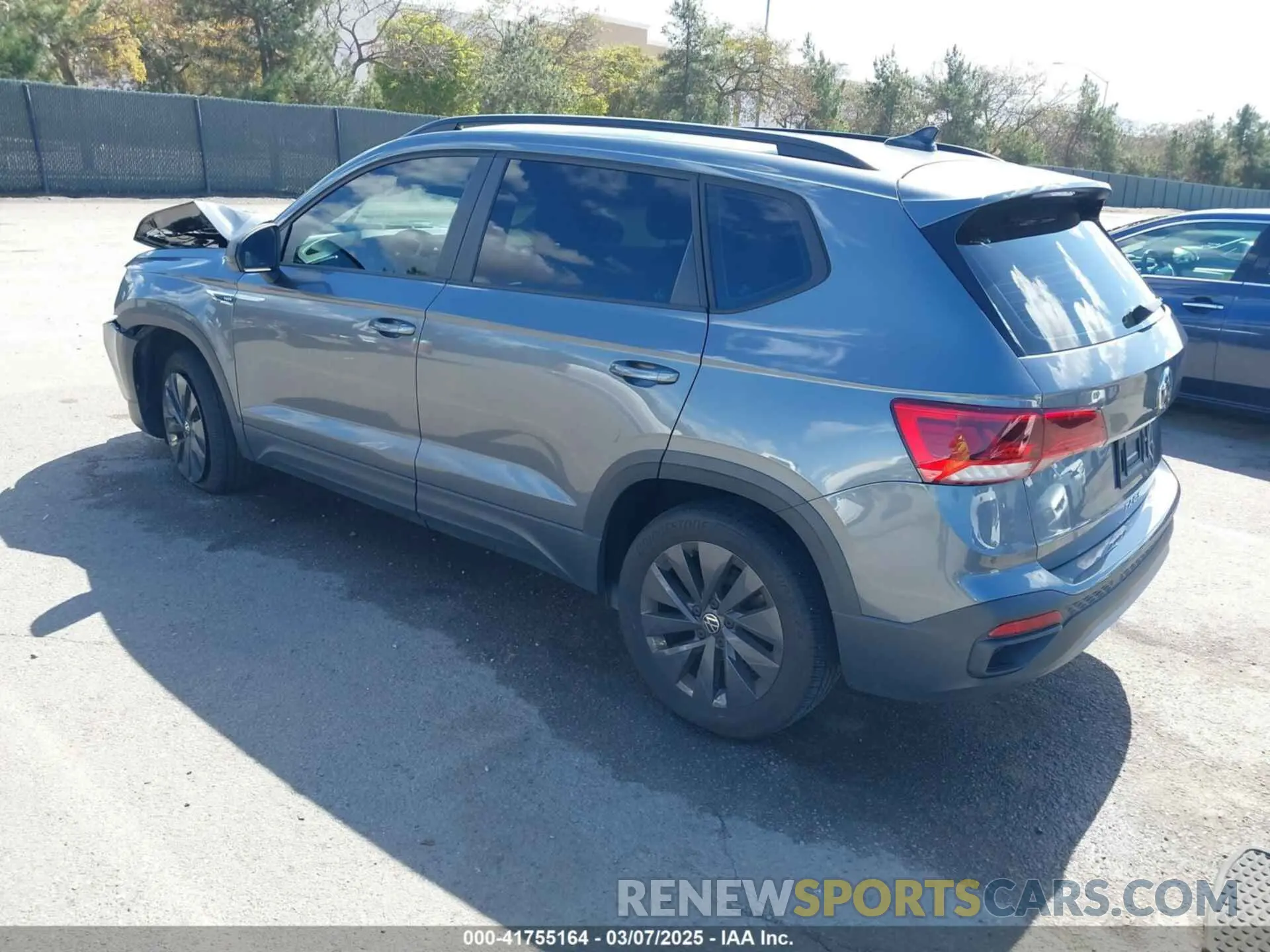 3 Photograph of a damaged car 3VVDX7B21PM329688 VOLKSWAGEN TAOS 2023