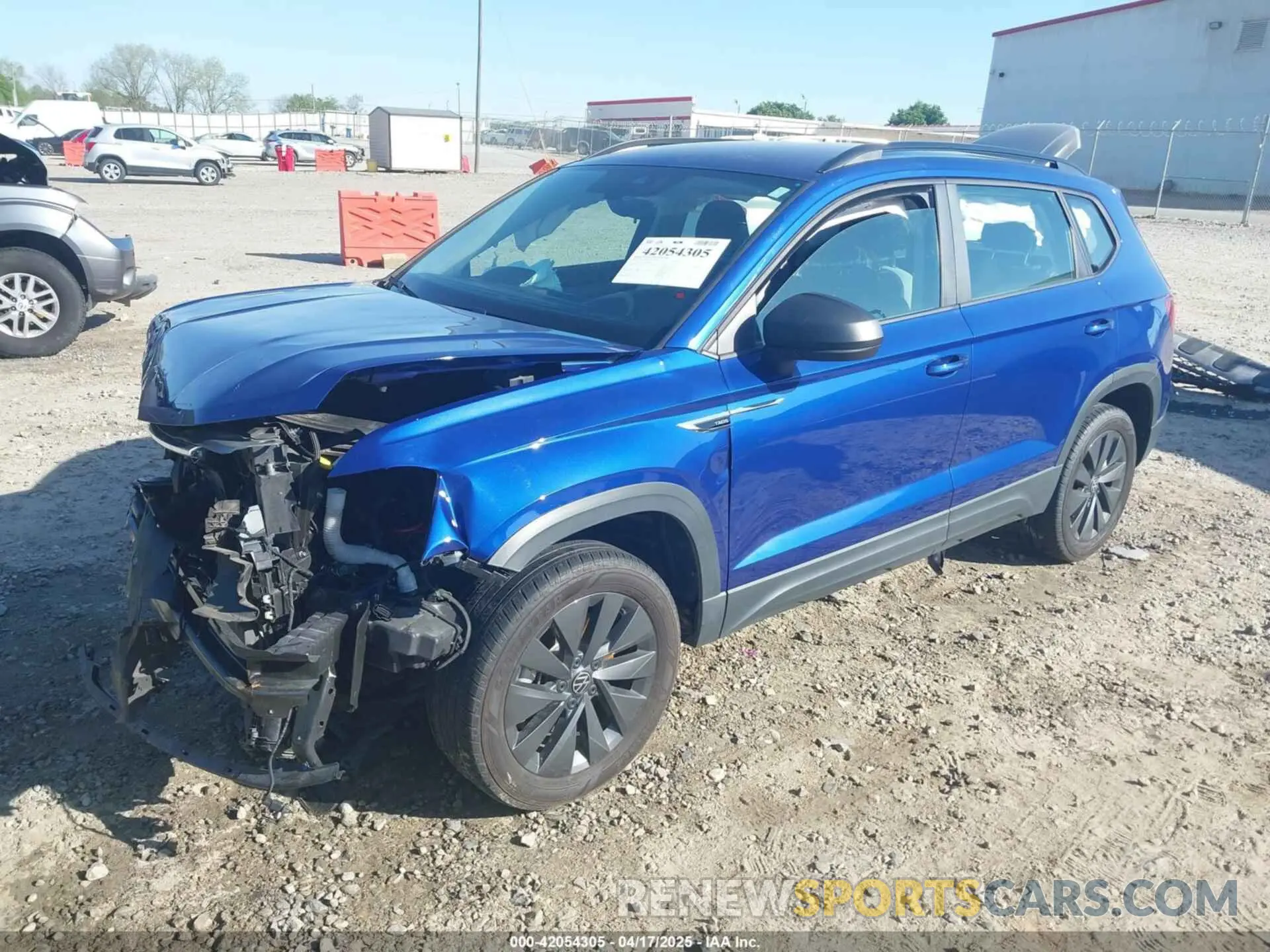 2 Photograph of a damaged car 3VVDX7B22PM360139 VOLKSWAGEN TAOS 2023