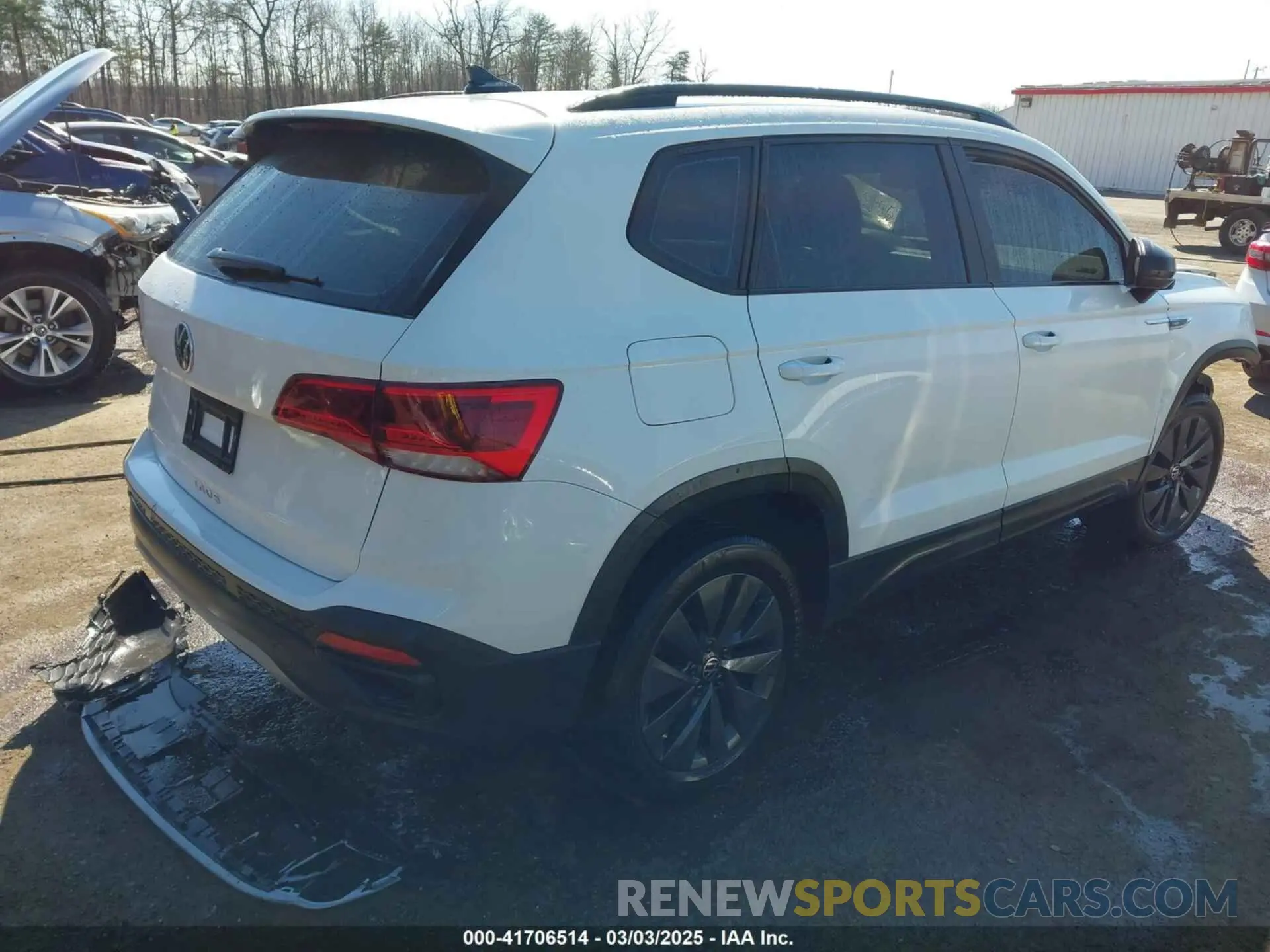 4 Photograph of a damaged car 3VVDX7B23PM342524 VOLKSWAGEN TAOS 2023
