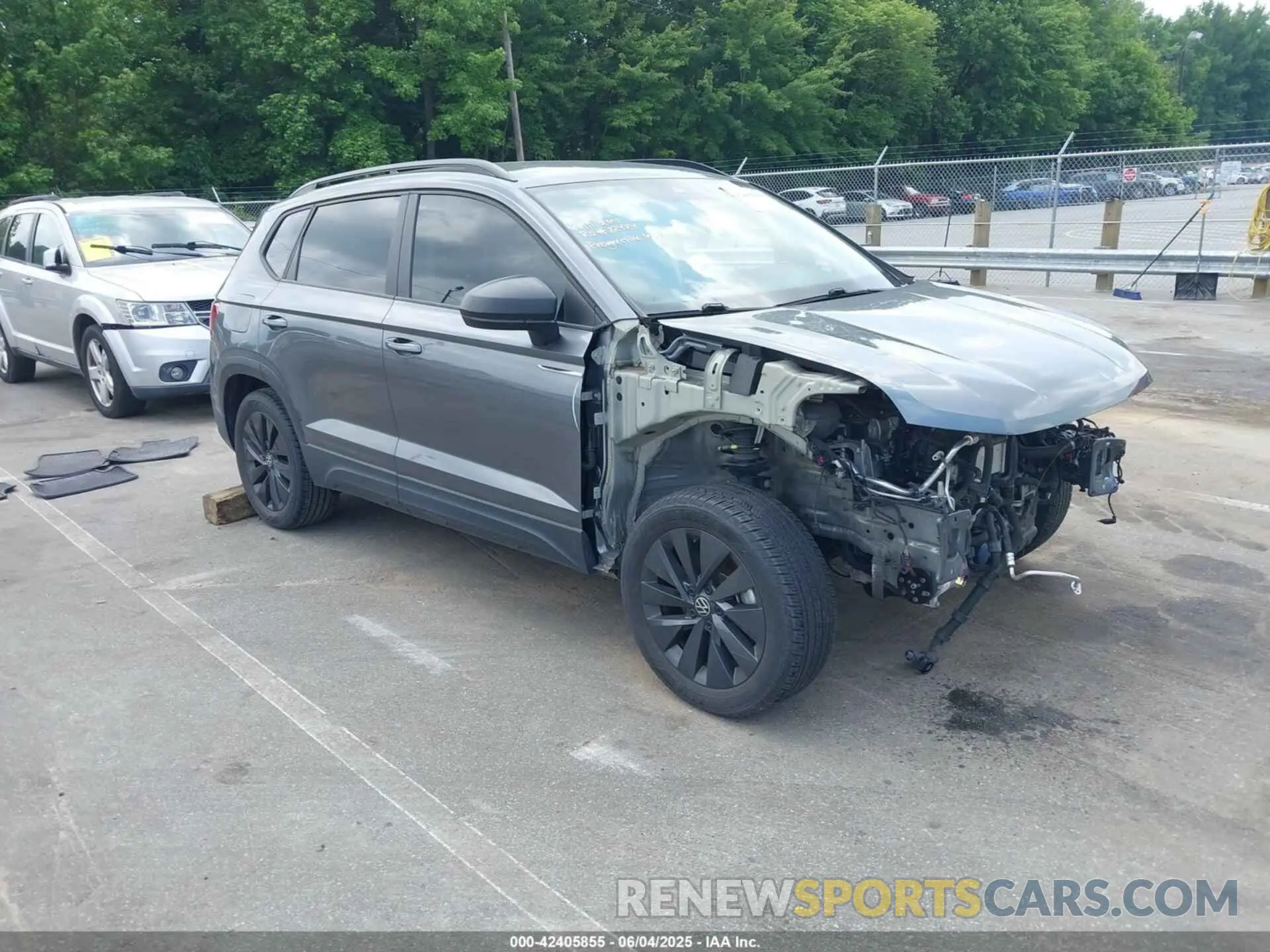 1 Photograph of a damaged car 3VVDX7B27PM330621 VOLKSWAGEN TAOS 2023
