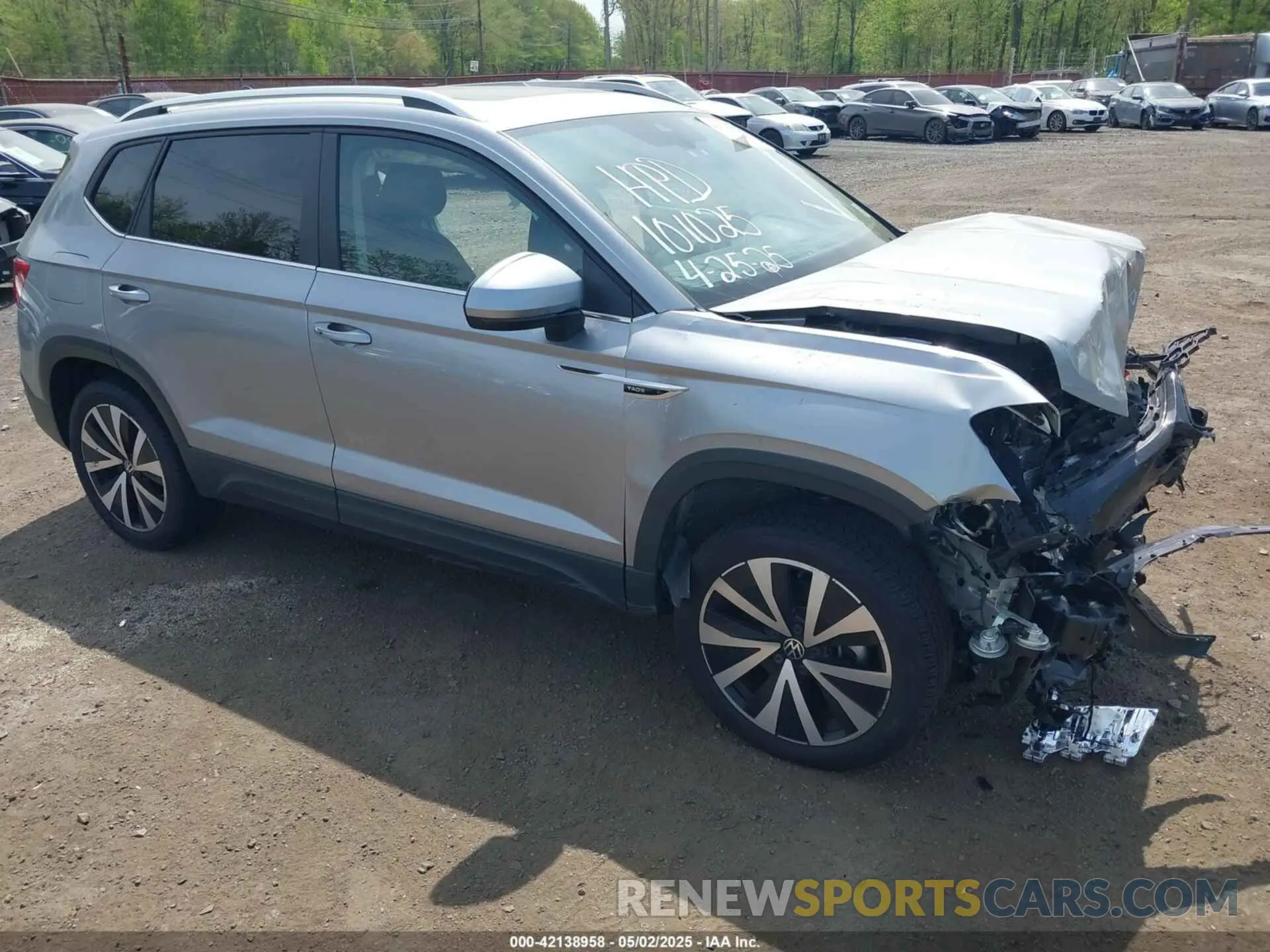 1 Photograph of a damaged car 3VVEX7B24PM342309 VOLKSWAGEN TAOS 2023