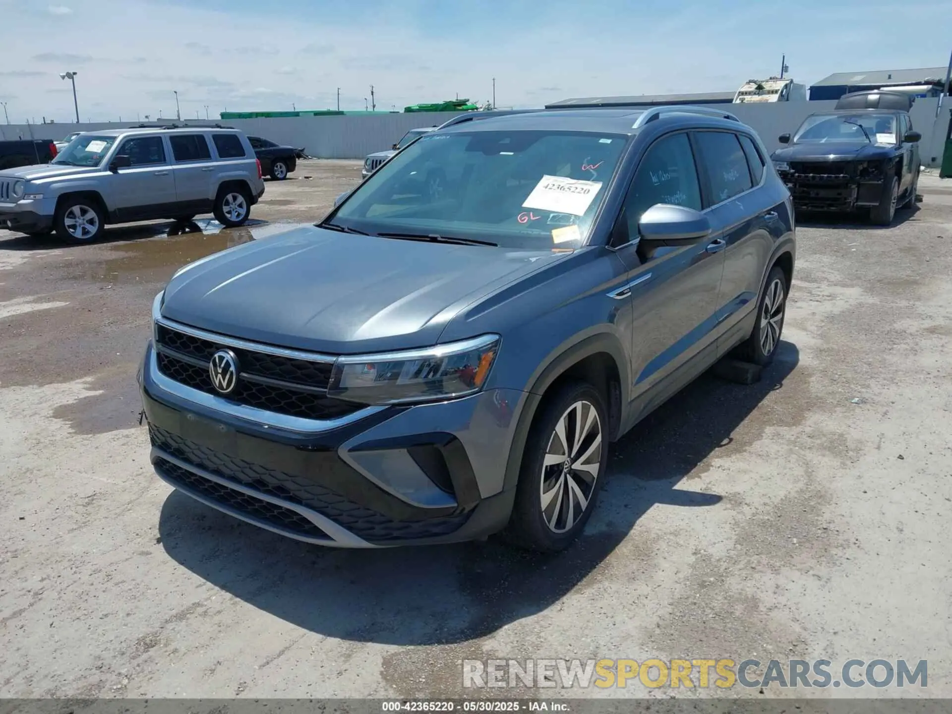 2 Photograph of a damaged car 3VVEX7B25PM307584 VOLKSWAGEN TAOS 2023