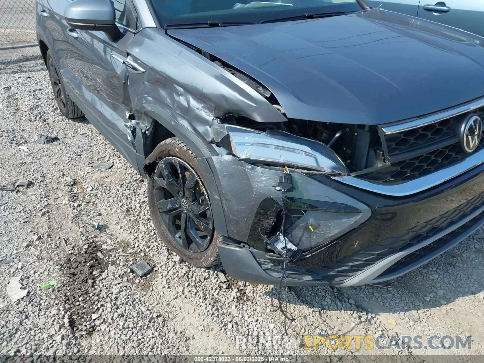 6 Photograph of a damaged car 3VVEX7B28PM349683 VOLKSWAGEN TAOS 2023
